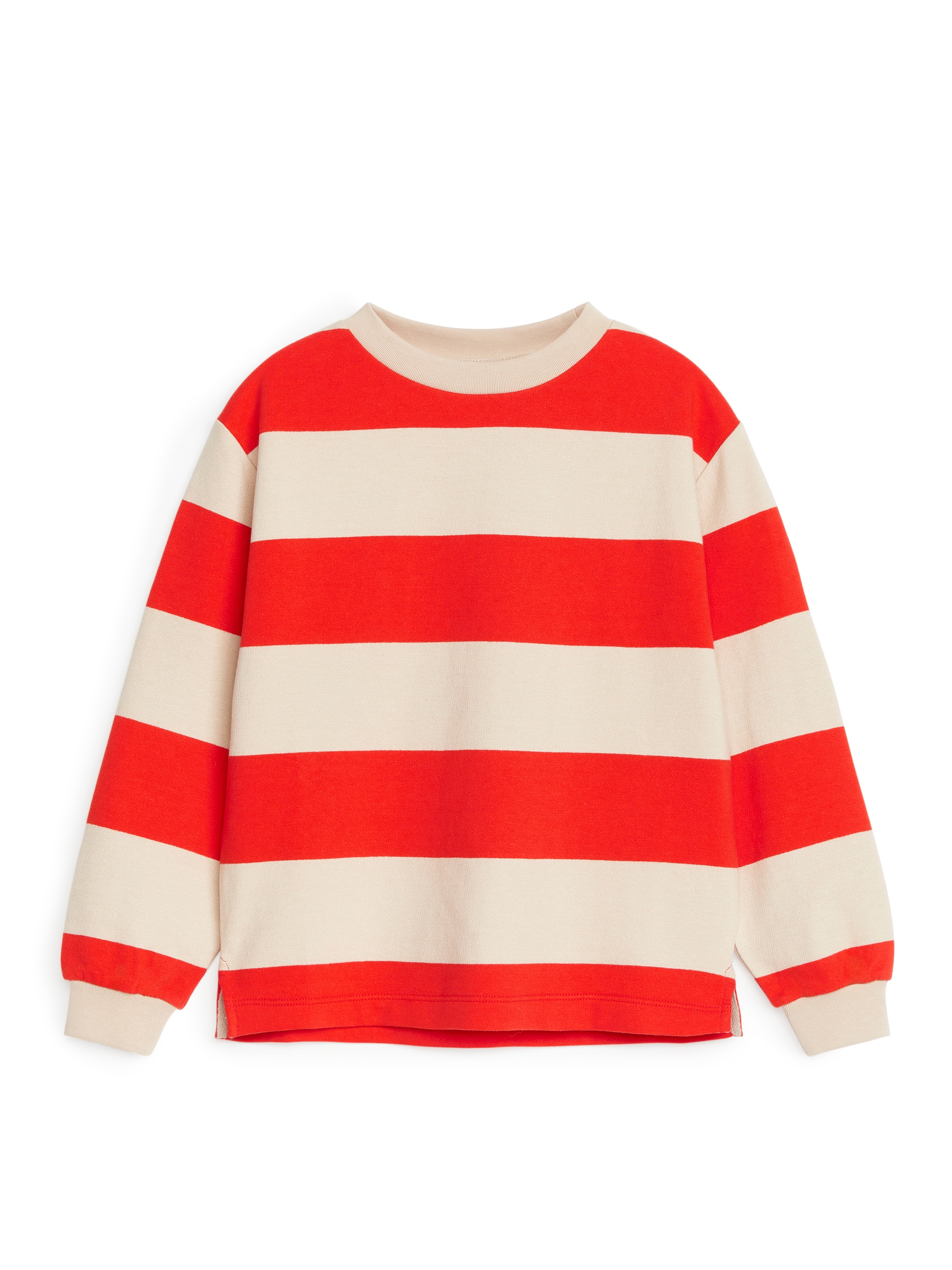 Näytä suurempi kuva: Collegepusero puuvillaa - Punainen/beige - Kids | H&M FI 1