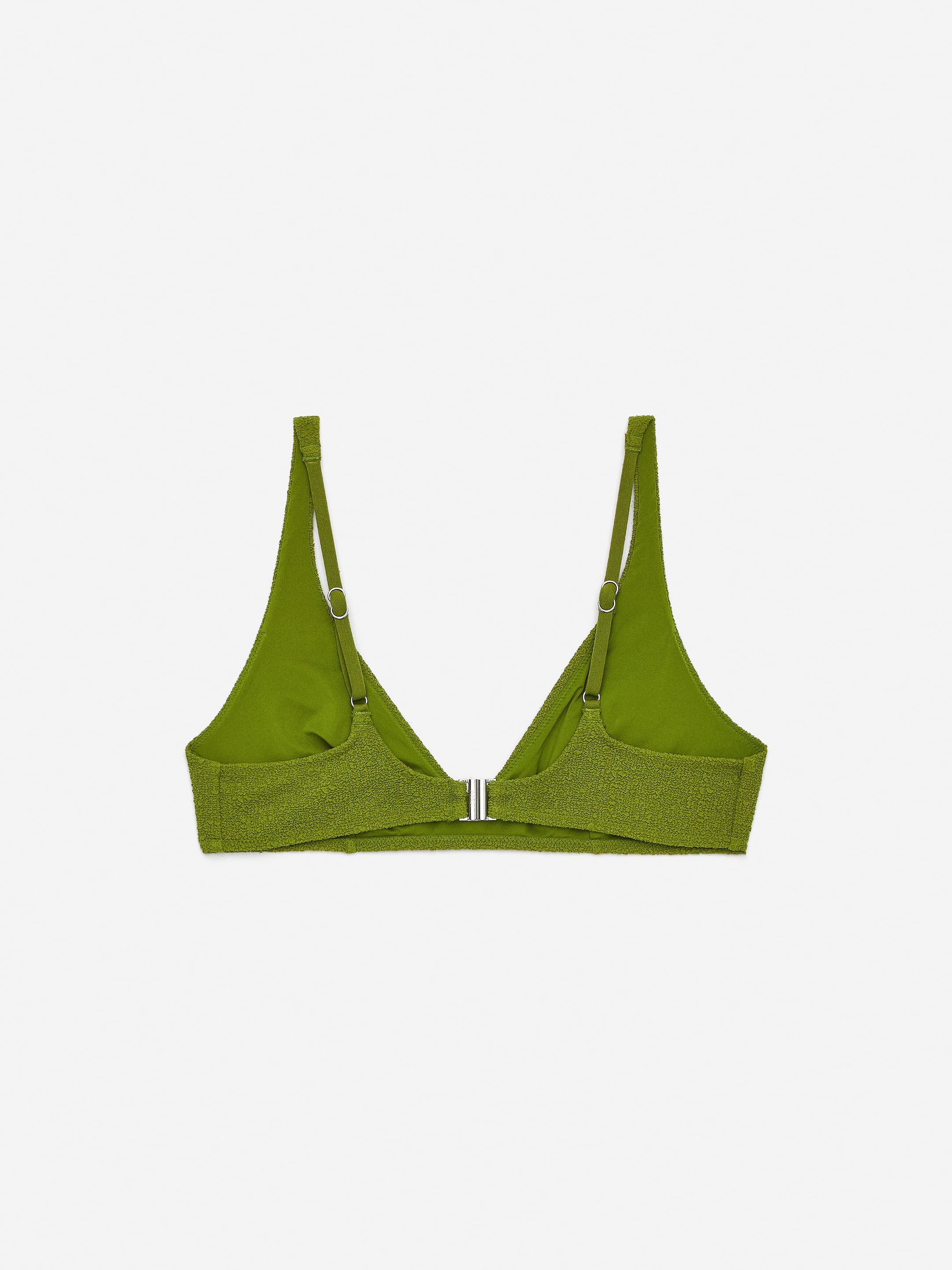 Textured Bikini Top - Green - Women - StillMedia/DescriptiveStillLife - 1