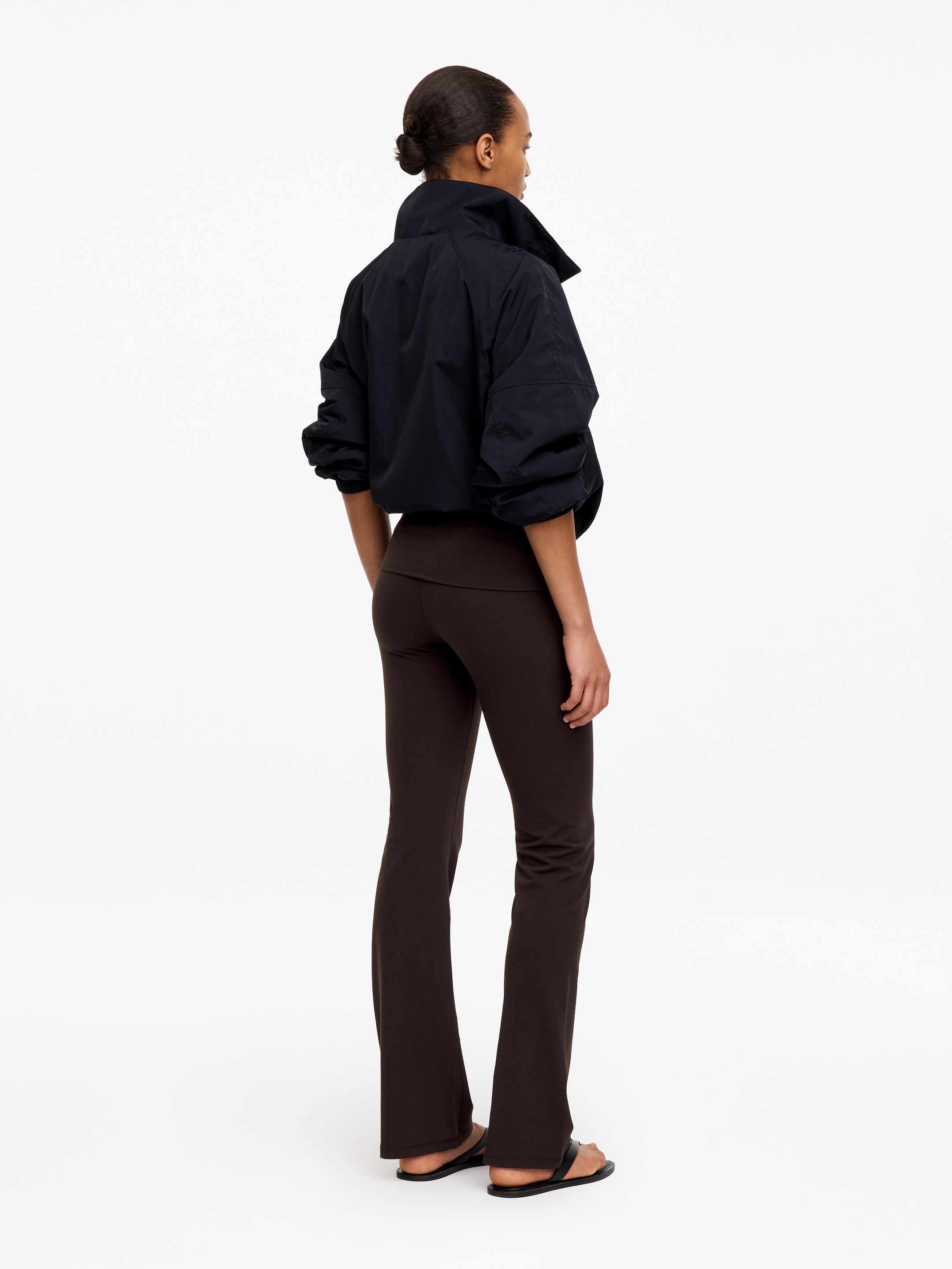 Flared Leggings - Brown - Slim fit - Women - StillMedia/Lookbook - 5