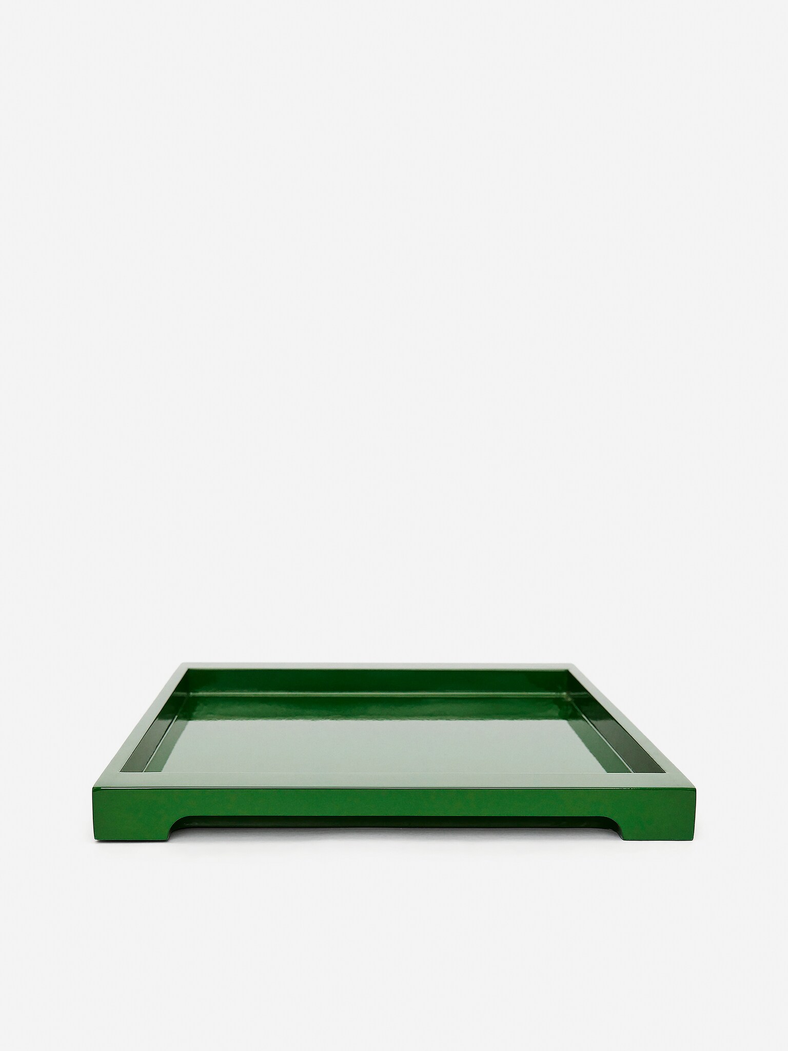 Lacquered Tray 47x31 cm - Green - 2