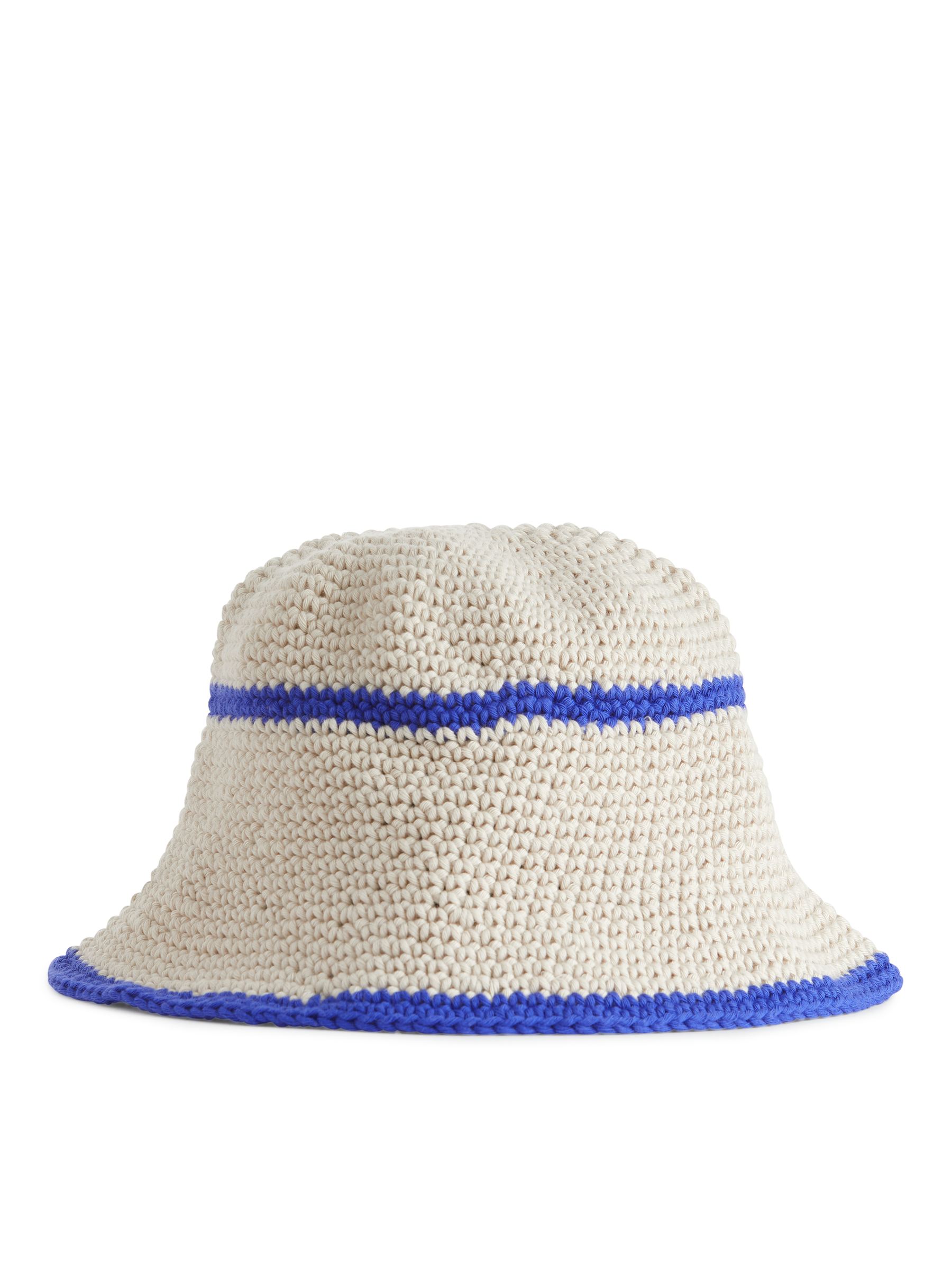 Virkad solhatt-Beige-5121