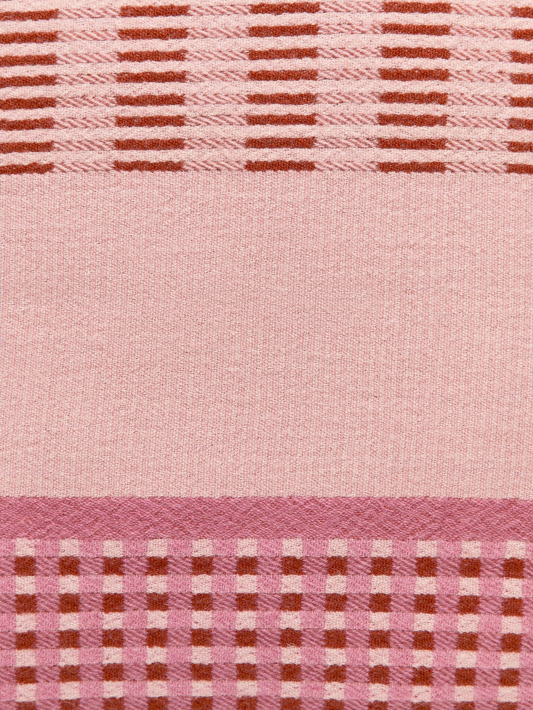 Ver imagen más grande: Funda de cojín de lana 50 x 50 cm - Rosa/burdeos - HOME | H&M ES 3