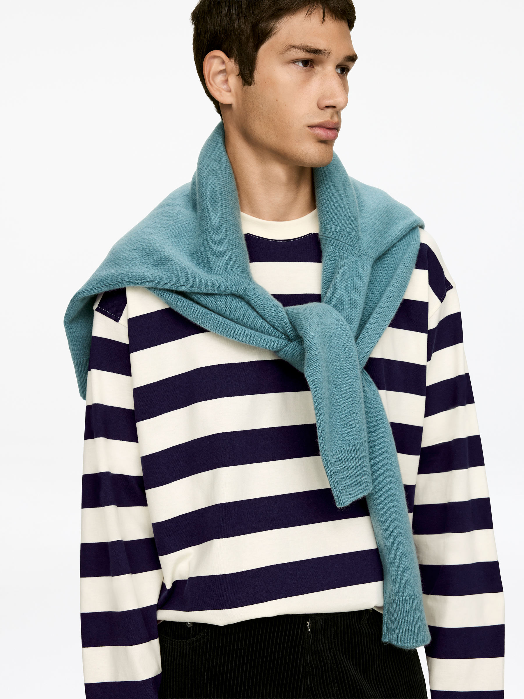 Langarmshirt - Dunkelblau - Regular Fit - Herren - StillMedia/Lookbook - 5