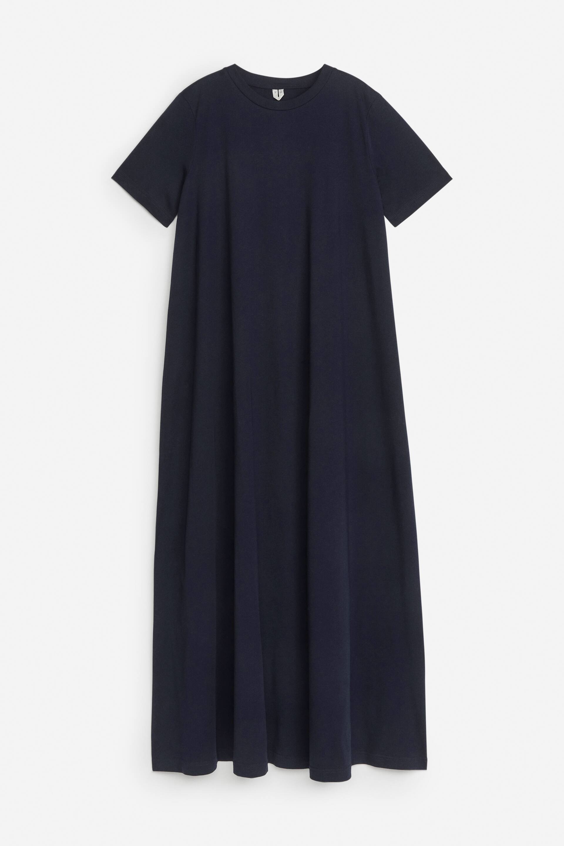 View larger image: Relaxed T-Shirt Dress - Dark Blue - Ladies | H&M GB 1