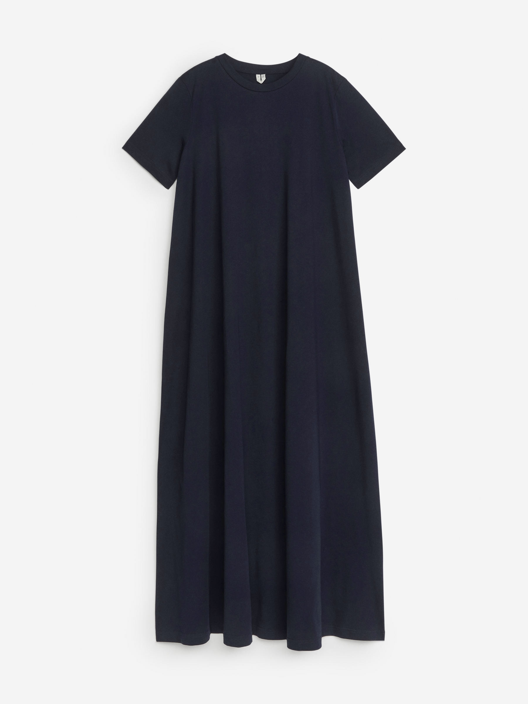 Relaxed T-Shirt Dress-Blue-7291