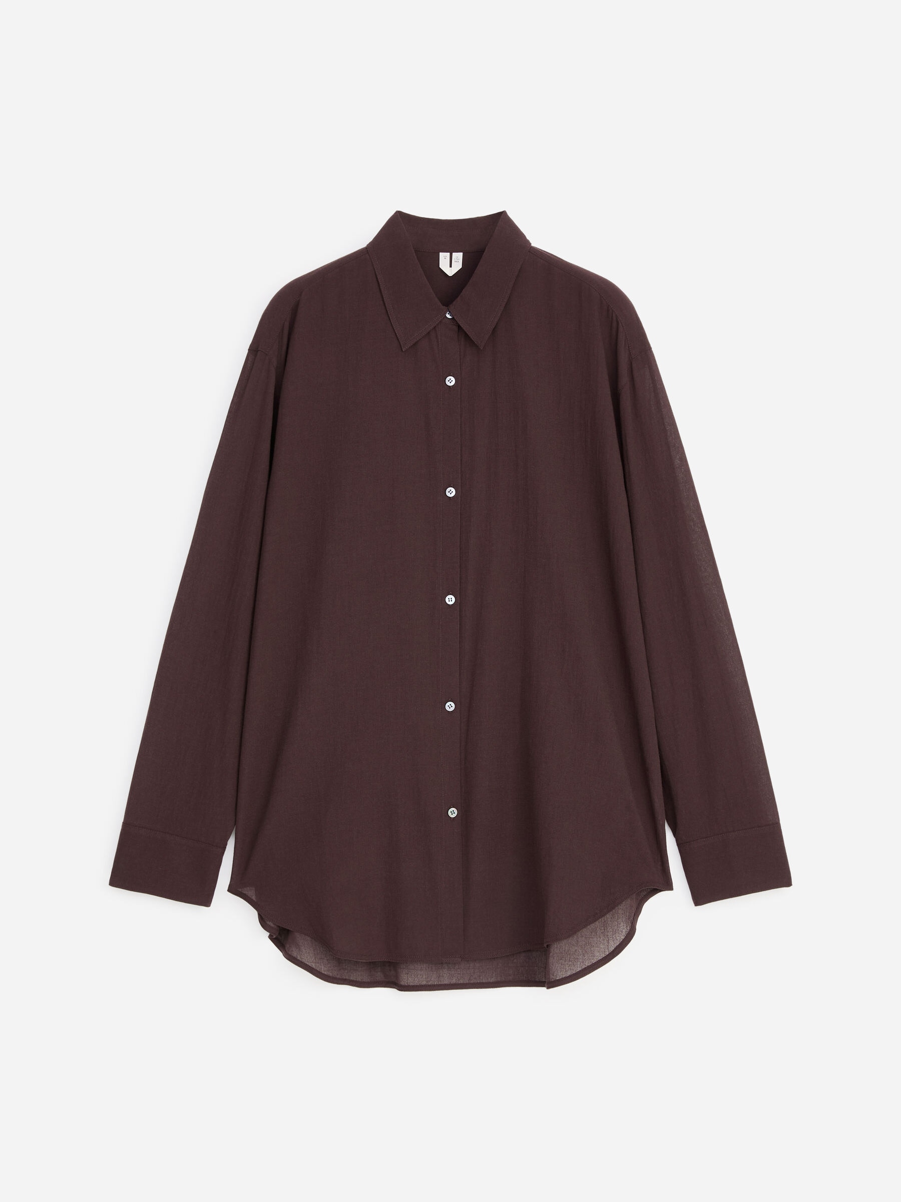 Lockeres Crêpe-Hemd - Braun - Regular Fit - Damen - StillMedia/DescriptiveStillLife - 1