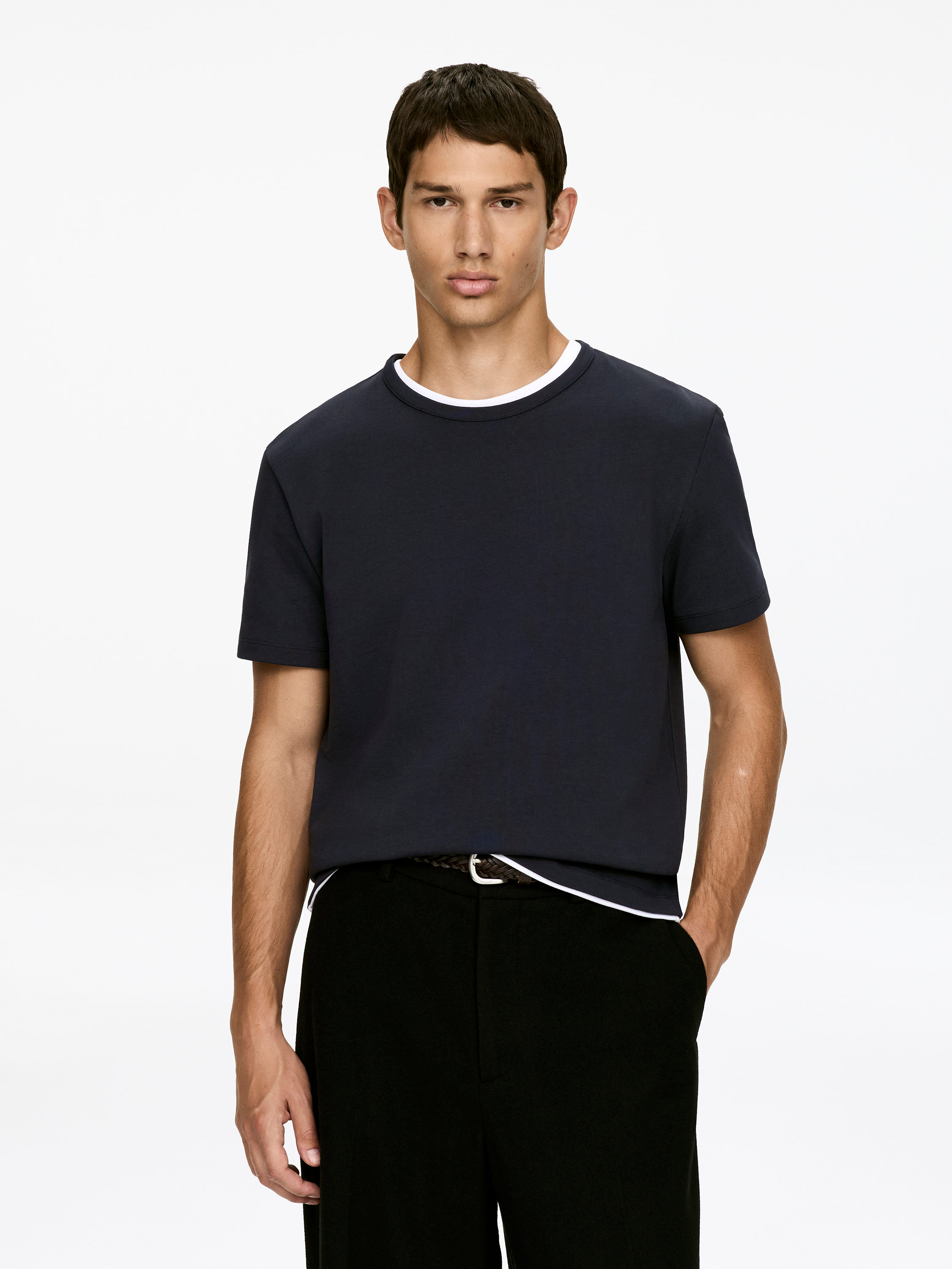 Schmales T-Shirt-#272930-16880