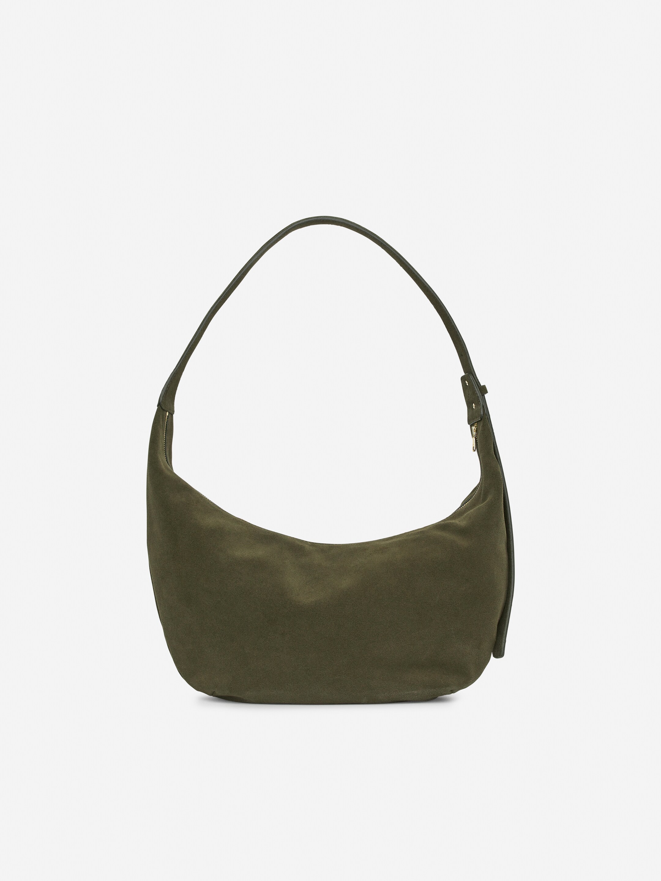 Grösseres Bild ansehen: Veloursledertasche - Khaki - DAMEN | H&M CH 3