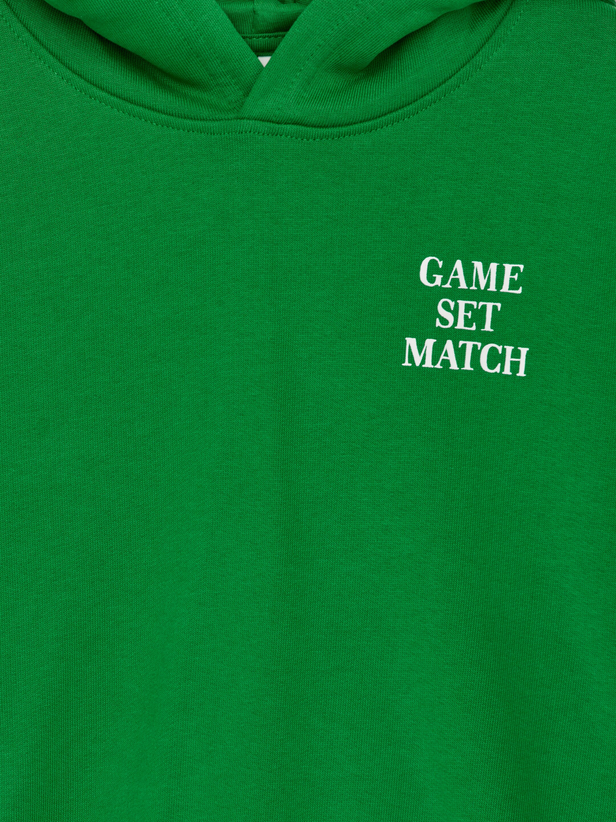 Ver imagen más grande: Sudadera con capucha de alto gramaje - Verde - NIÑOS | H&M ES 3