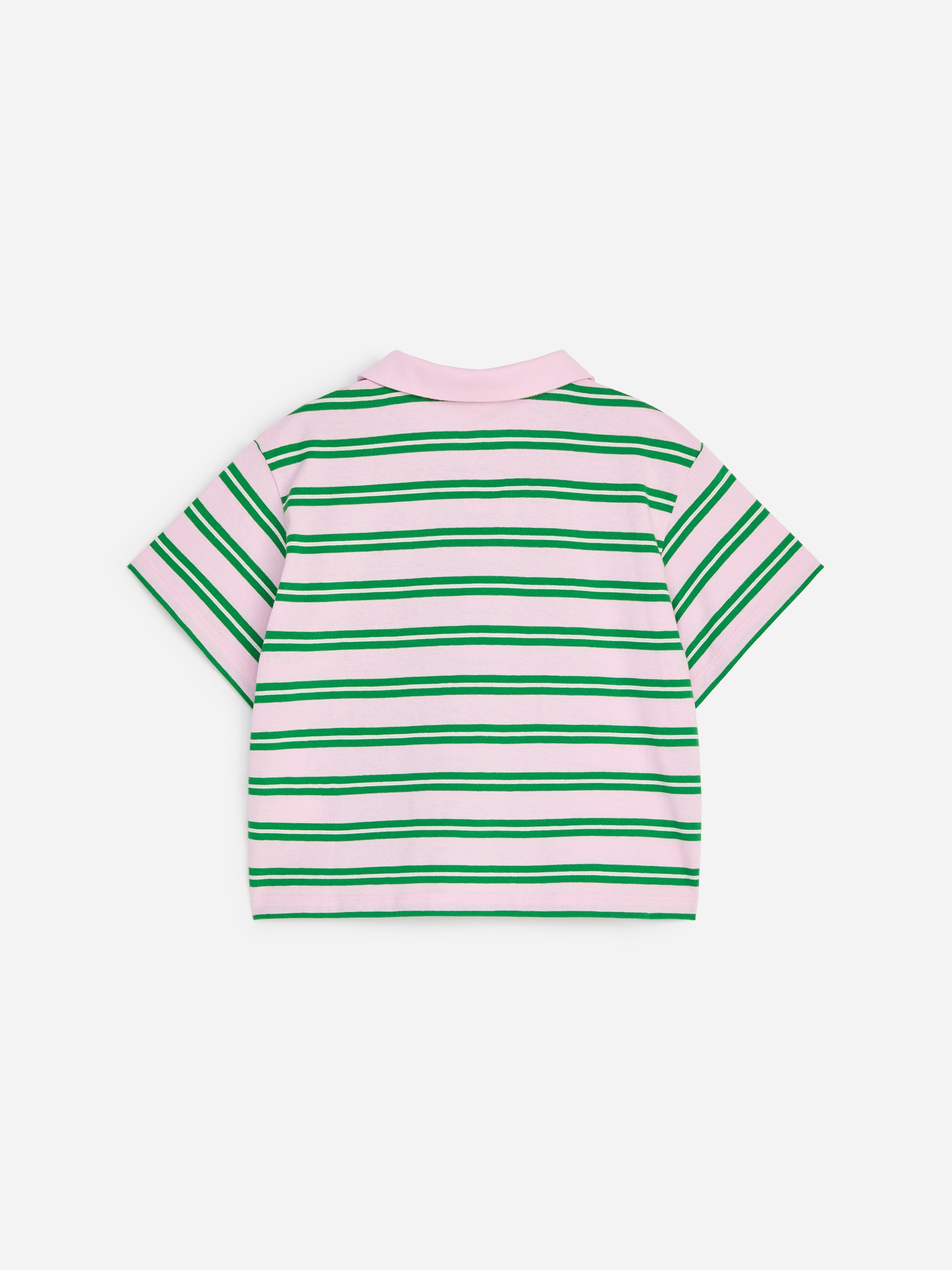 Relaxed Polo Shirt - Pink/Green - Relaxed fit - children - StillMedia/DescriptiveStillLife - 3