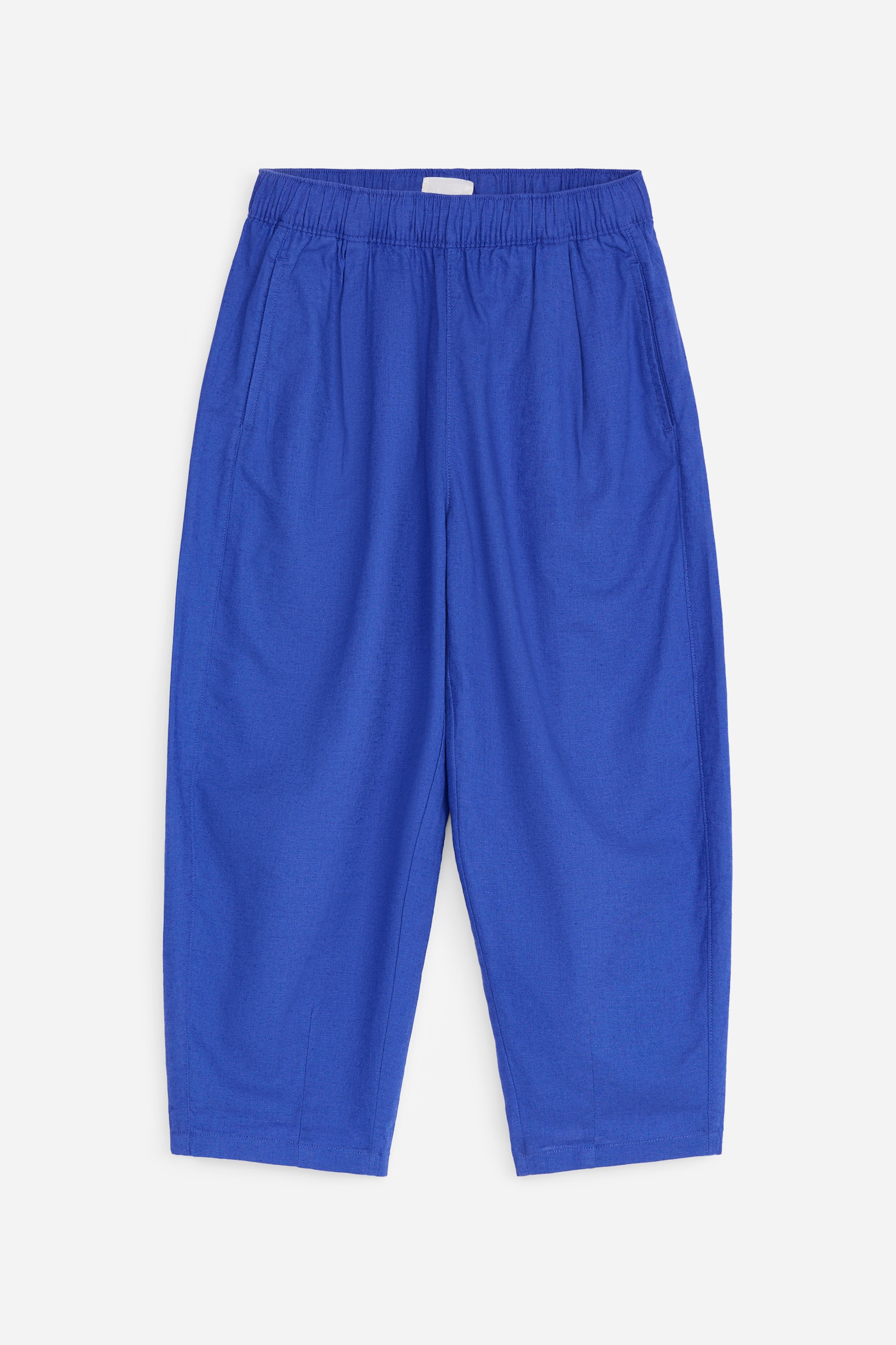 Hose mit Barrel Leg - Blau/Khaki - 1