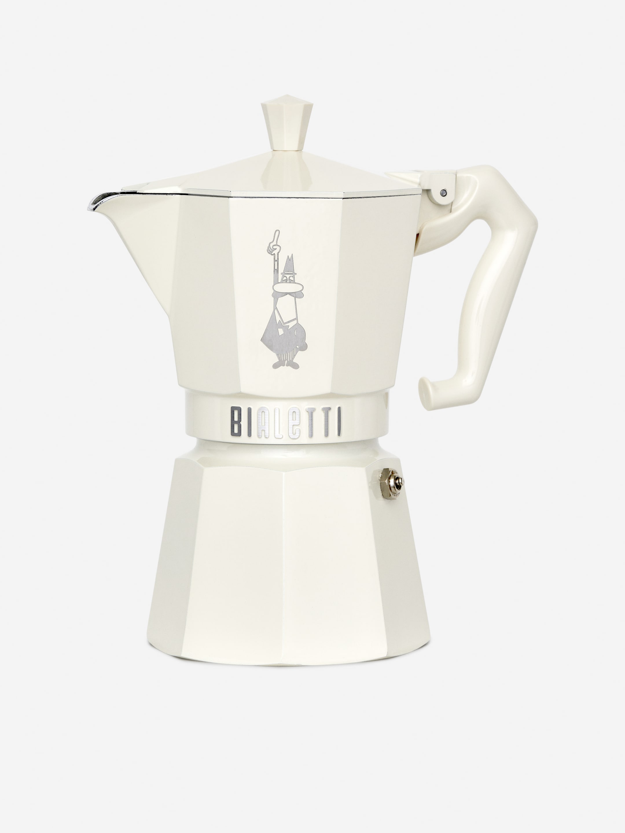 Espressokocher Moka Express von Bialetti, 6 Tassen - Cremeweiß - Homeware - StillMedia/DescriptiveStillLife - 1
