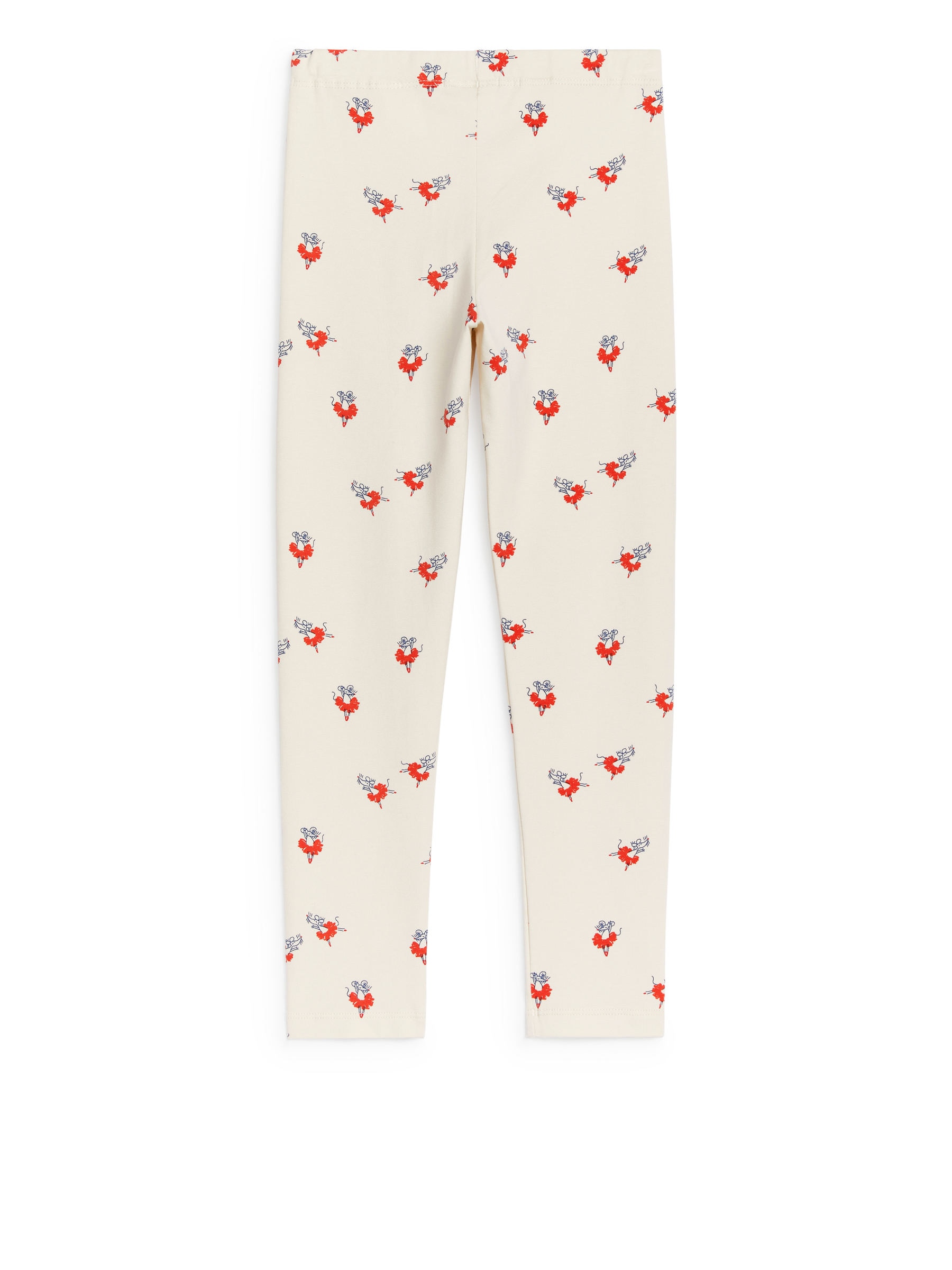 Jersey Leggings - Off White/Ballerinas - Slim fit - Children - StillMedia/DescriptiveStillLife - 3