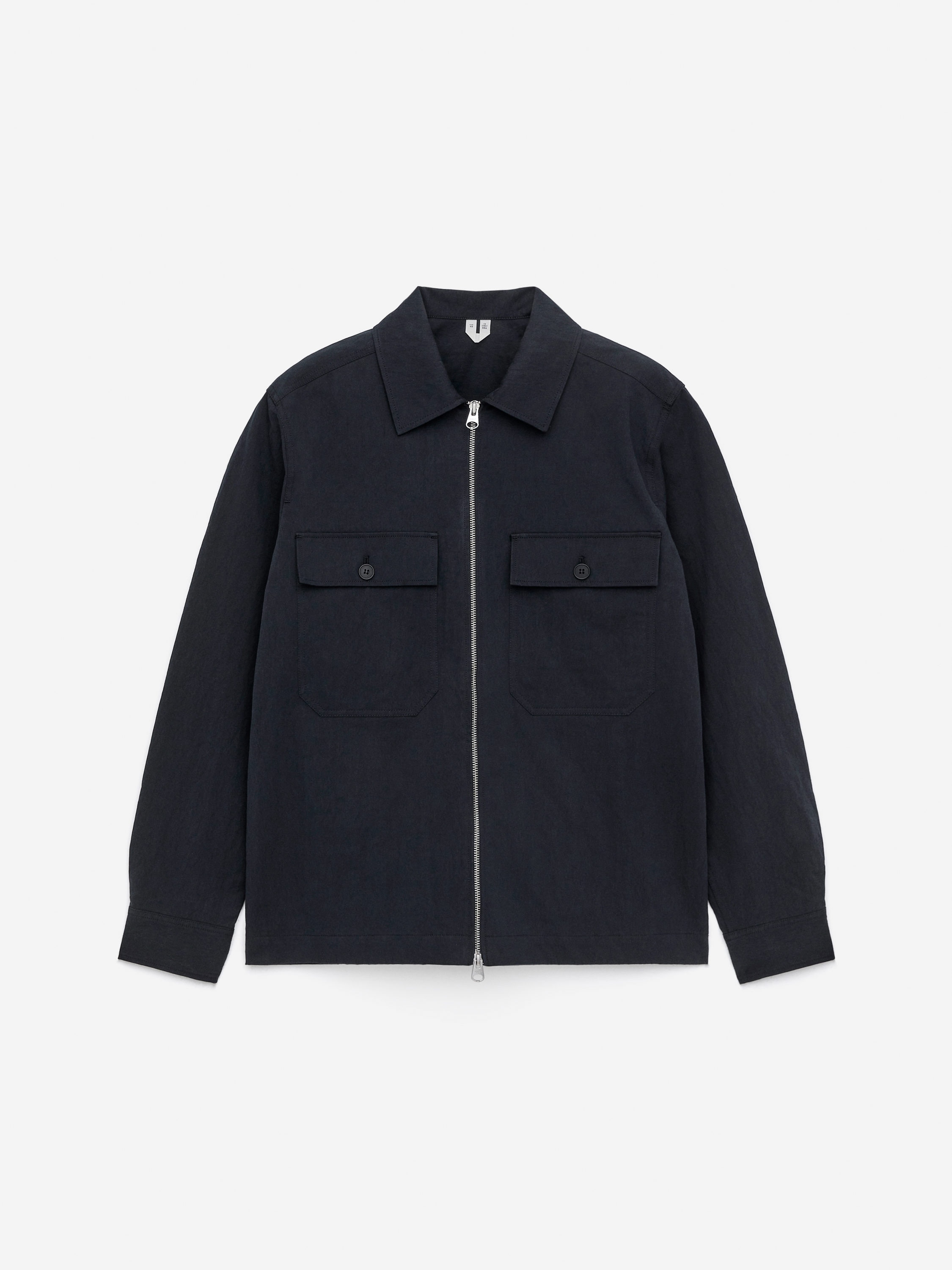 Zip Overshirt - Dark Blue - Regular fit - Men - StillMedia/DescriptiveStillLife - 1