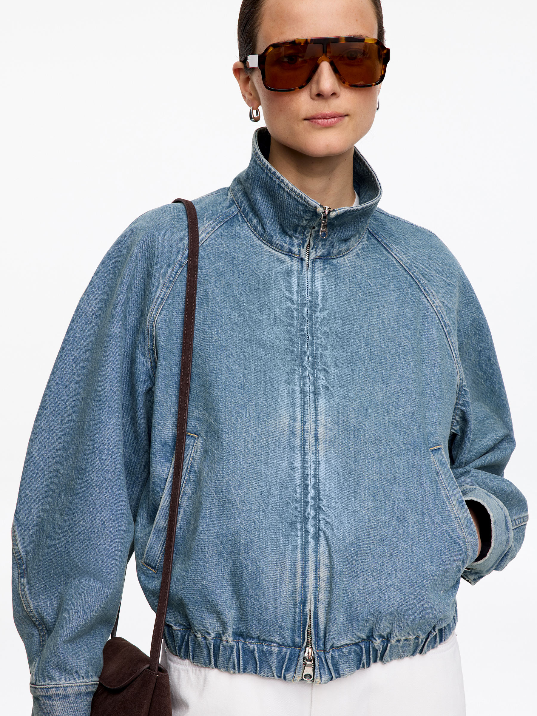 Short Denim Jacket - Blue - Regular fit - Women - StillMedia/Lookbook - 7
