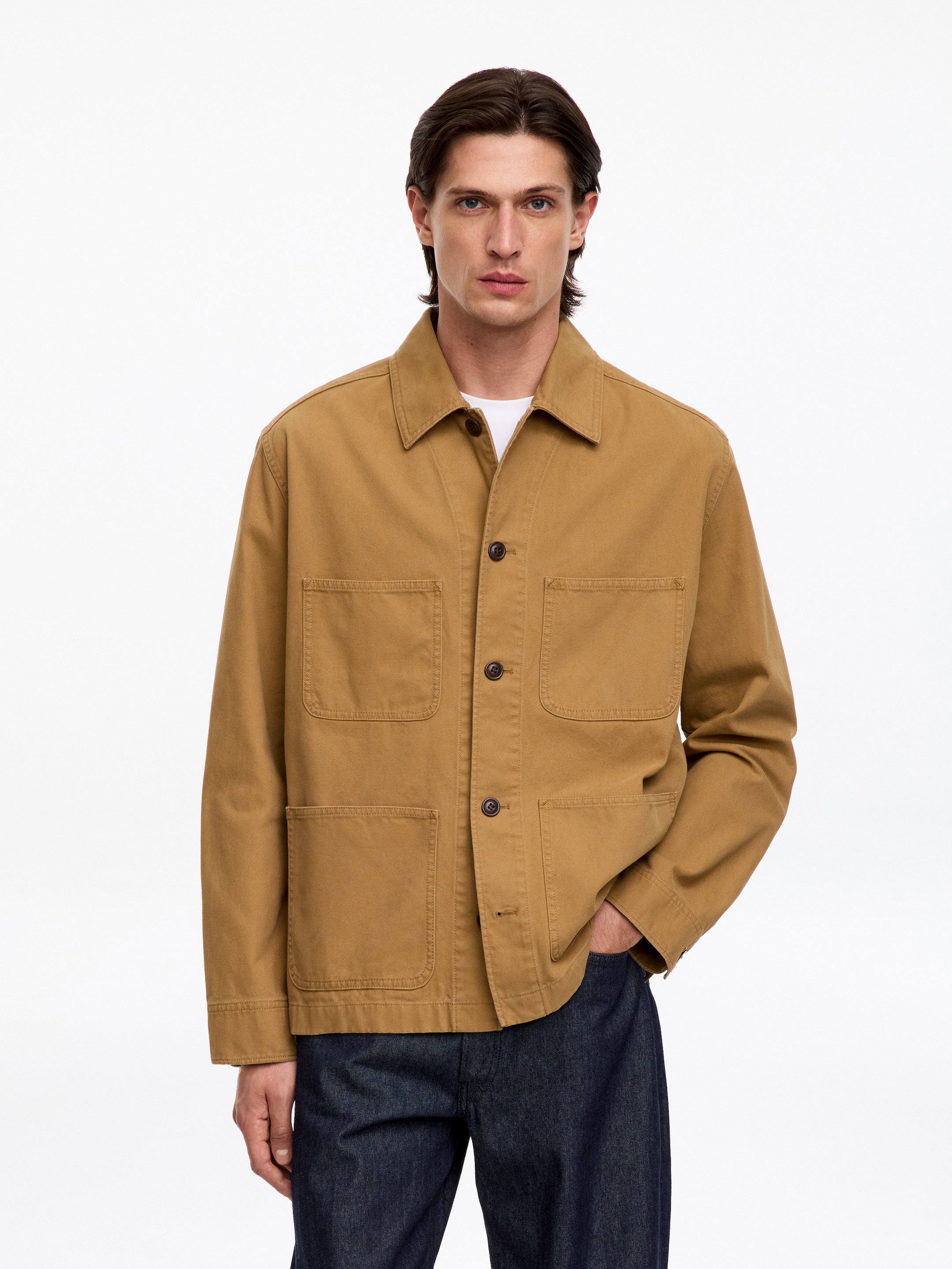 Utility Overshirt - Khaki - Regular fit - men - StillMedia/Lookbook - 6