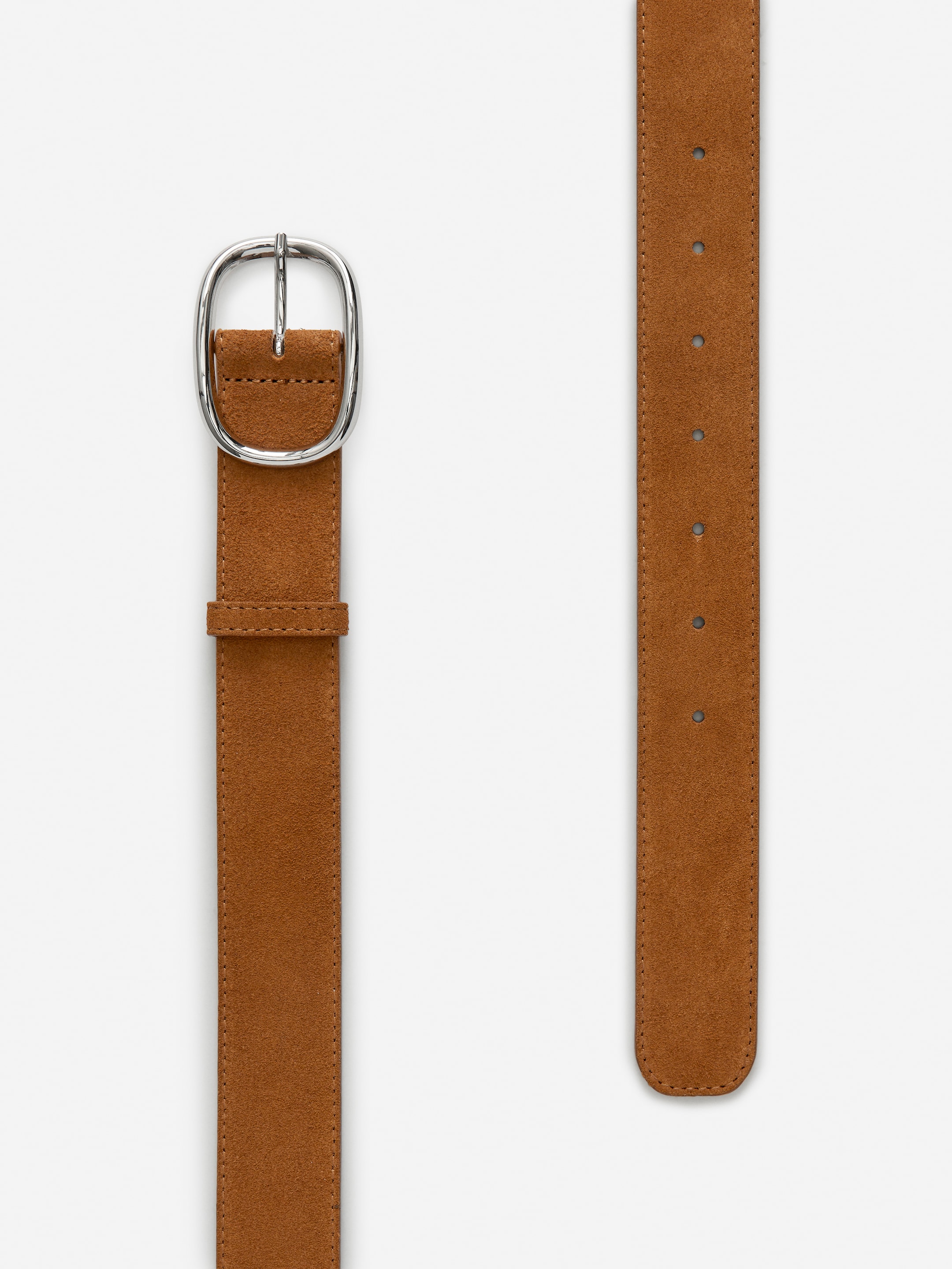 Split Leather Belt - Brown - Women - StillMedia/DescriptiveDetail - 1