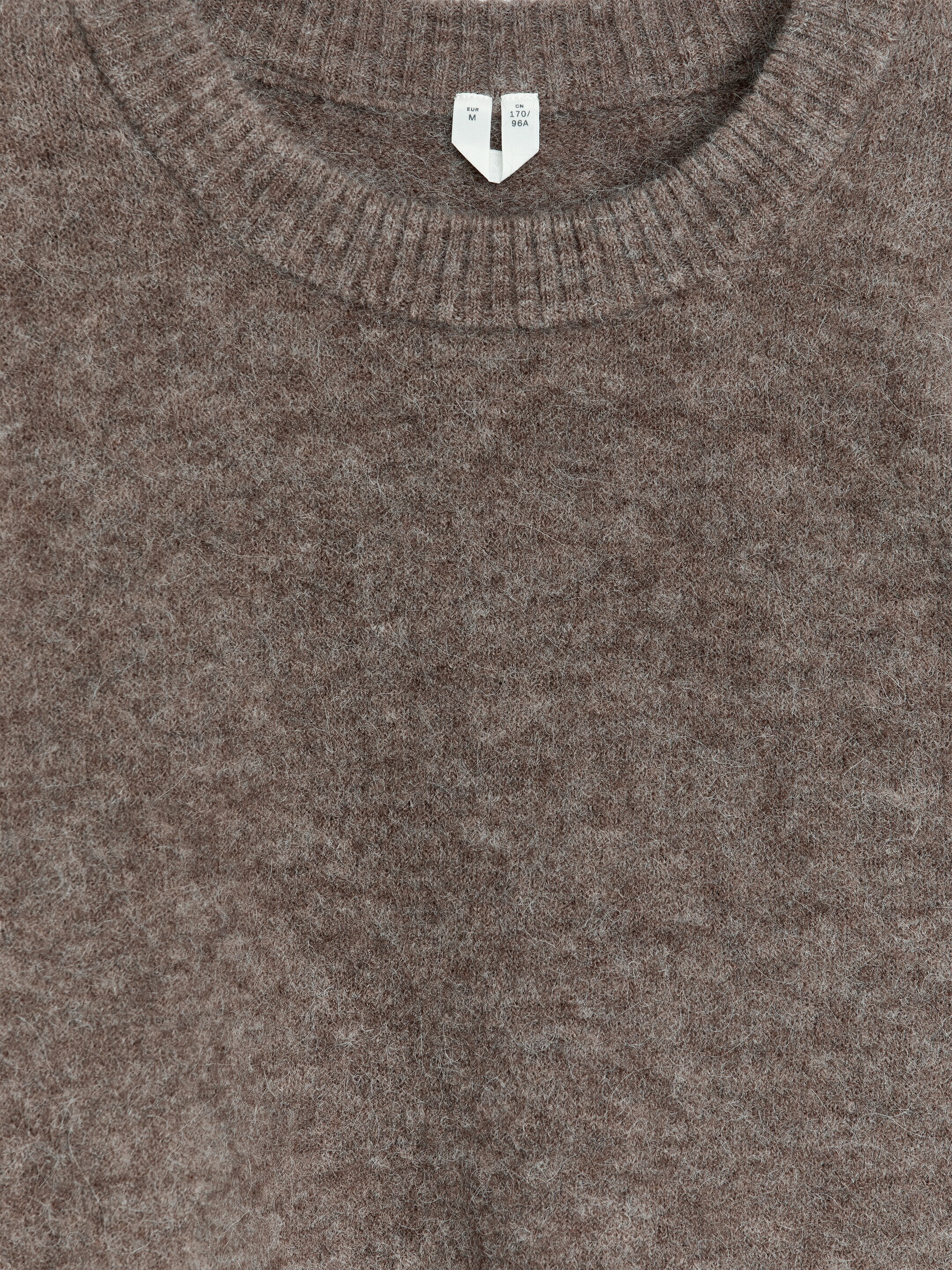 Grotere afbeelding bekijken: Trui van een alpacawolmix - Taupe gemêleerd - DAMES | H&M NL 2