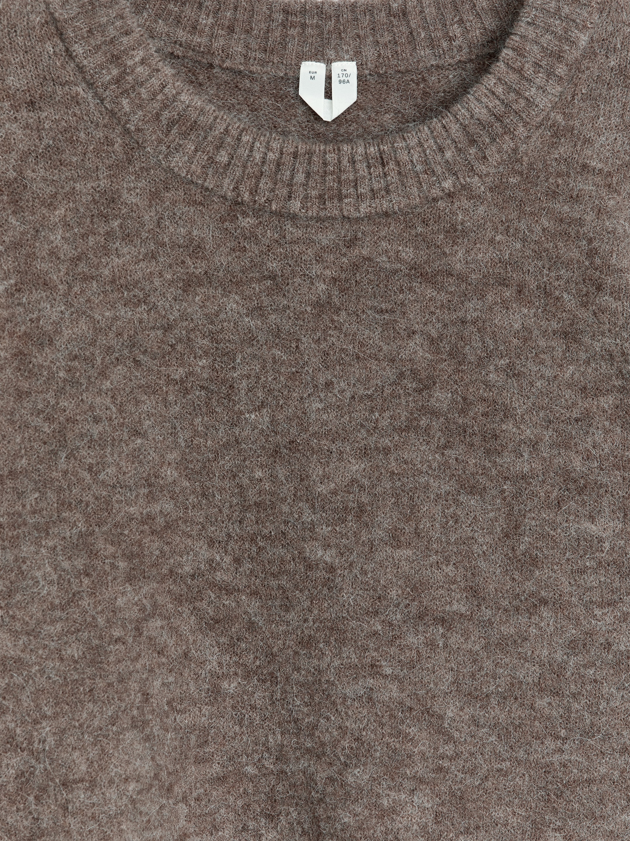 View larger image: Alpaca-Wool Blend Jumper - Mole Melange - Ladies | H&M GB 2