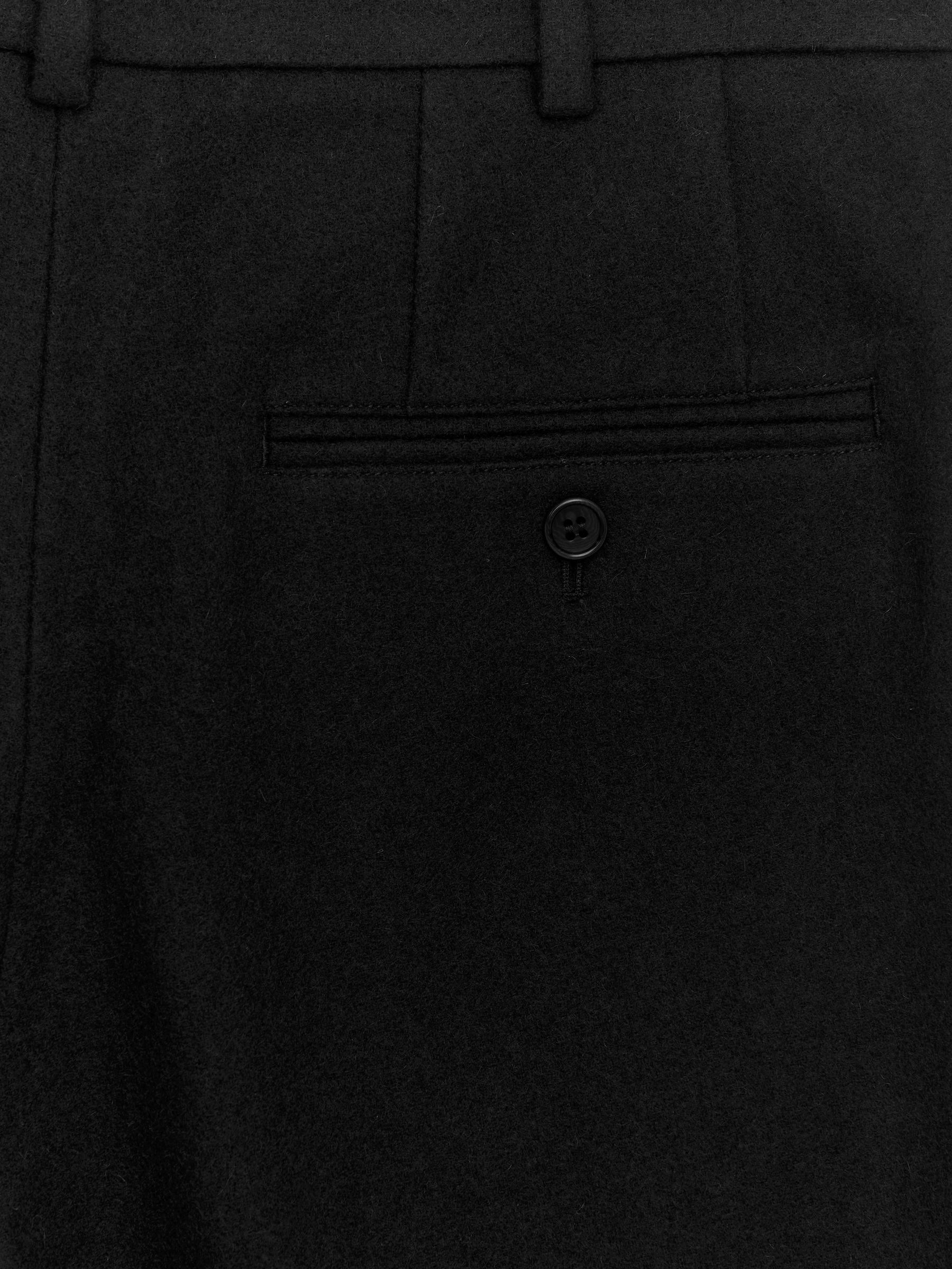 Relaxed Wool Trousers - Black - Relaxed fit - Men - StillMedia/DescriptiveDetail - 8