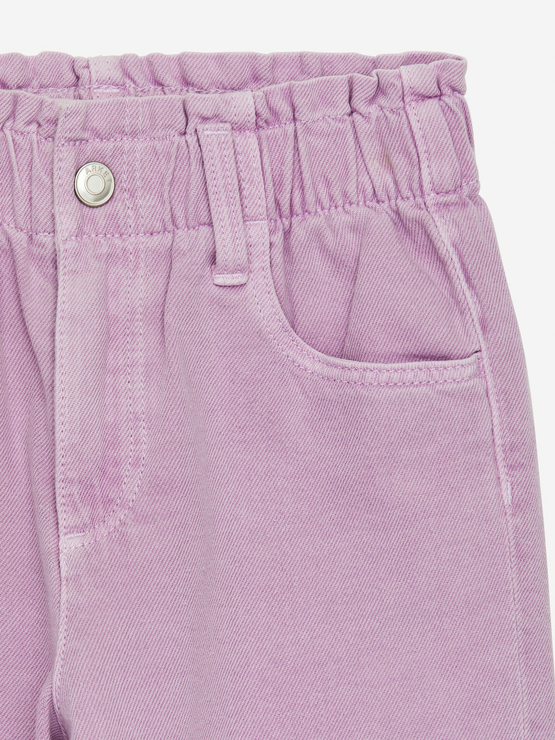 Paperbagbyxa i denim - Lila - Regular fit - Children - StillMedia/DescriptiveDetail - 2