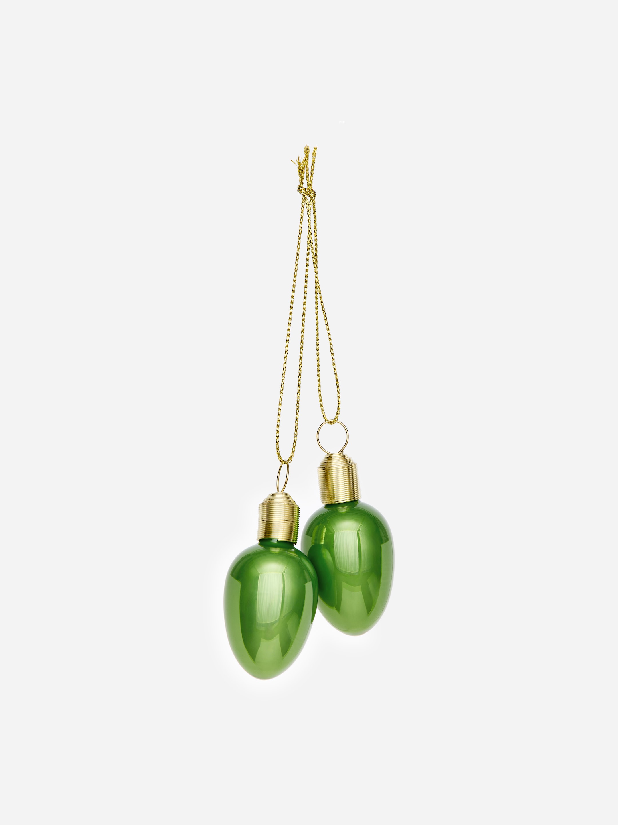 Glass Ornaments Set of 2-#529C77-18309