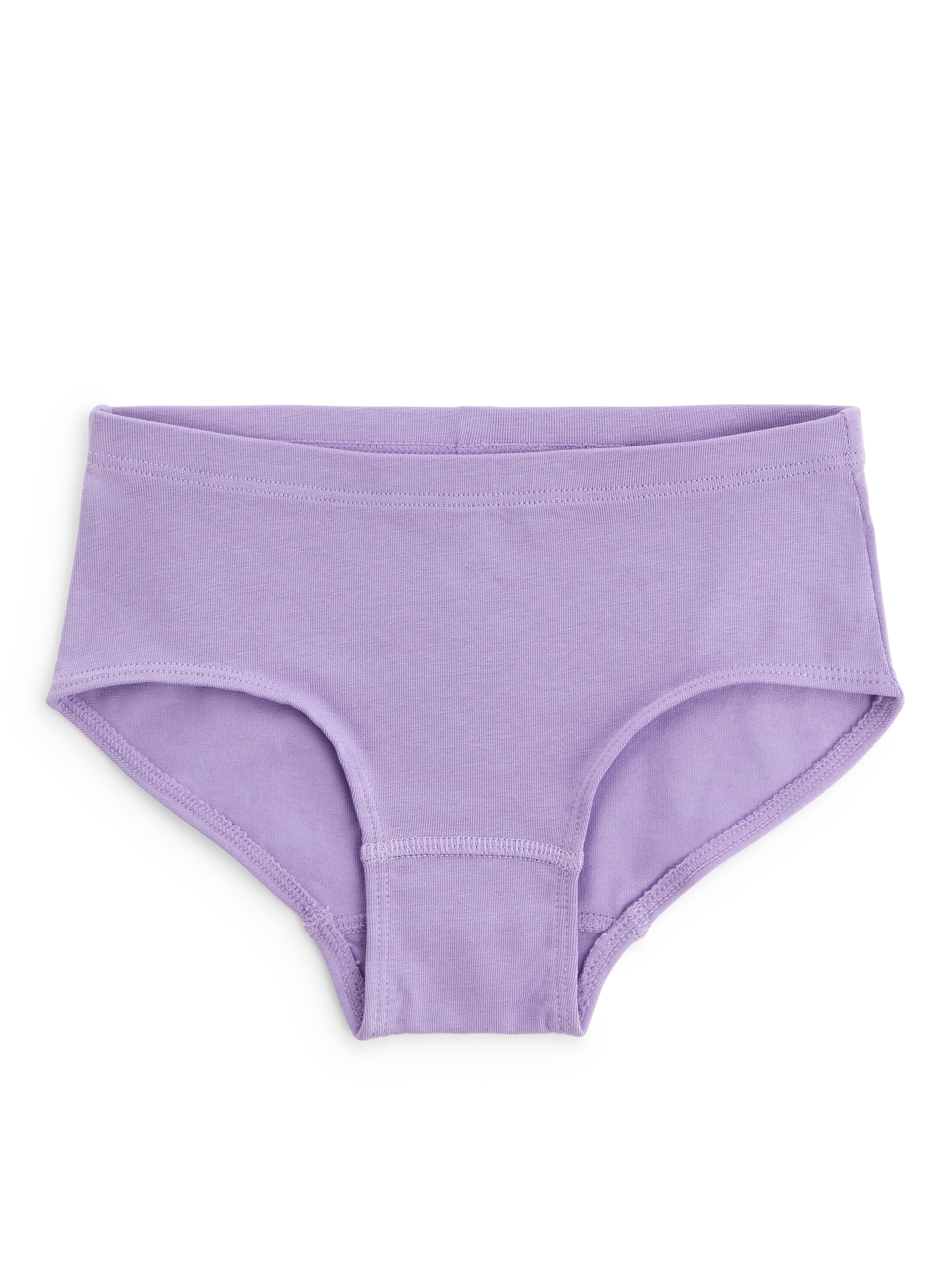 Trosor i bomullstrikå, 3-pack - Off-white/lila/orange - Regular fit - Children - StillMedia/DescriptiveStillLife - 1