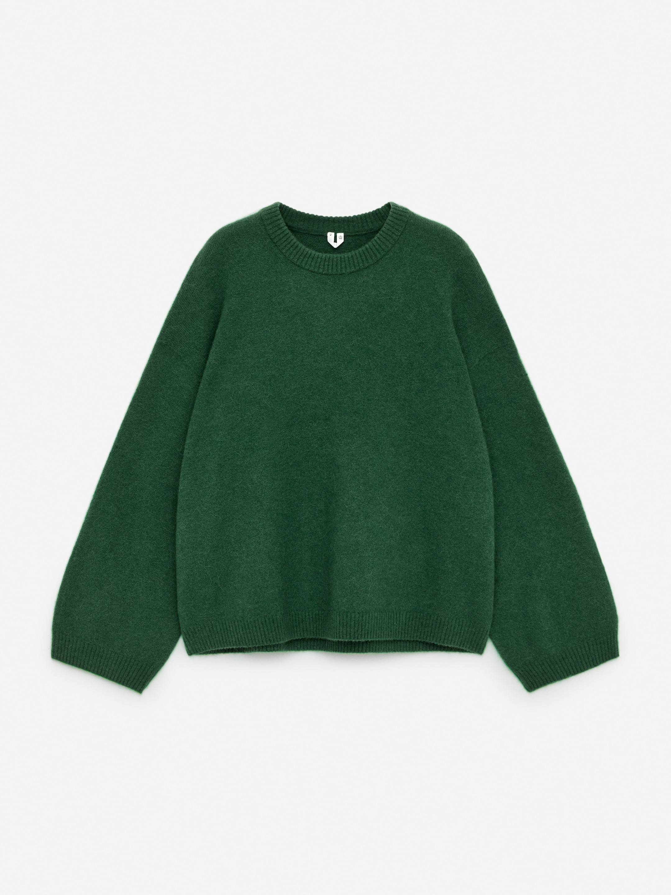 Alpaca-Wool Blend Jumper-#384440-17008