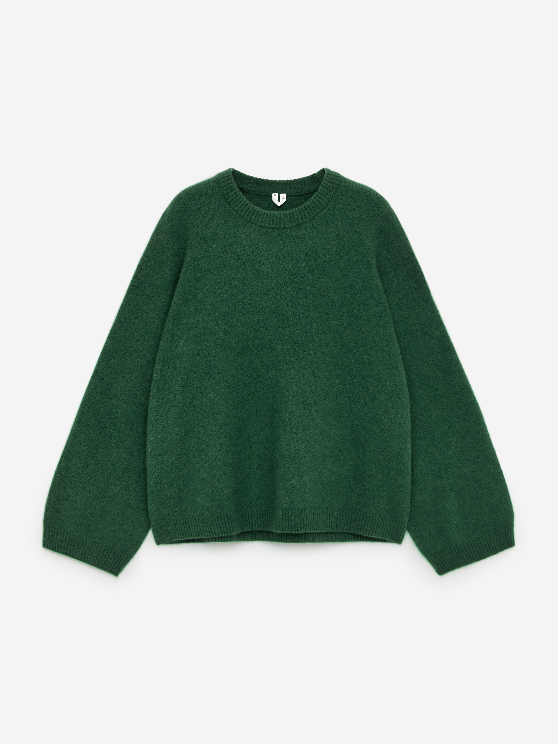 Alpaca-Wool Blend Jumper-#384440-17008