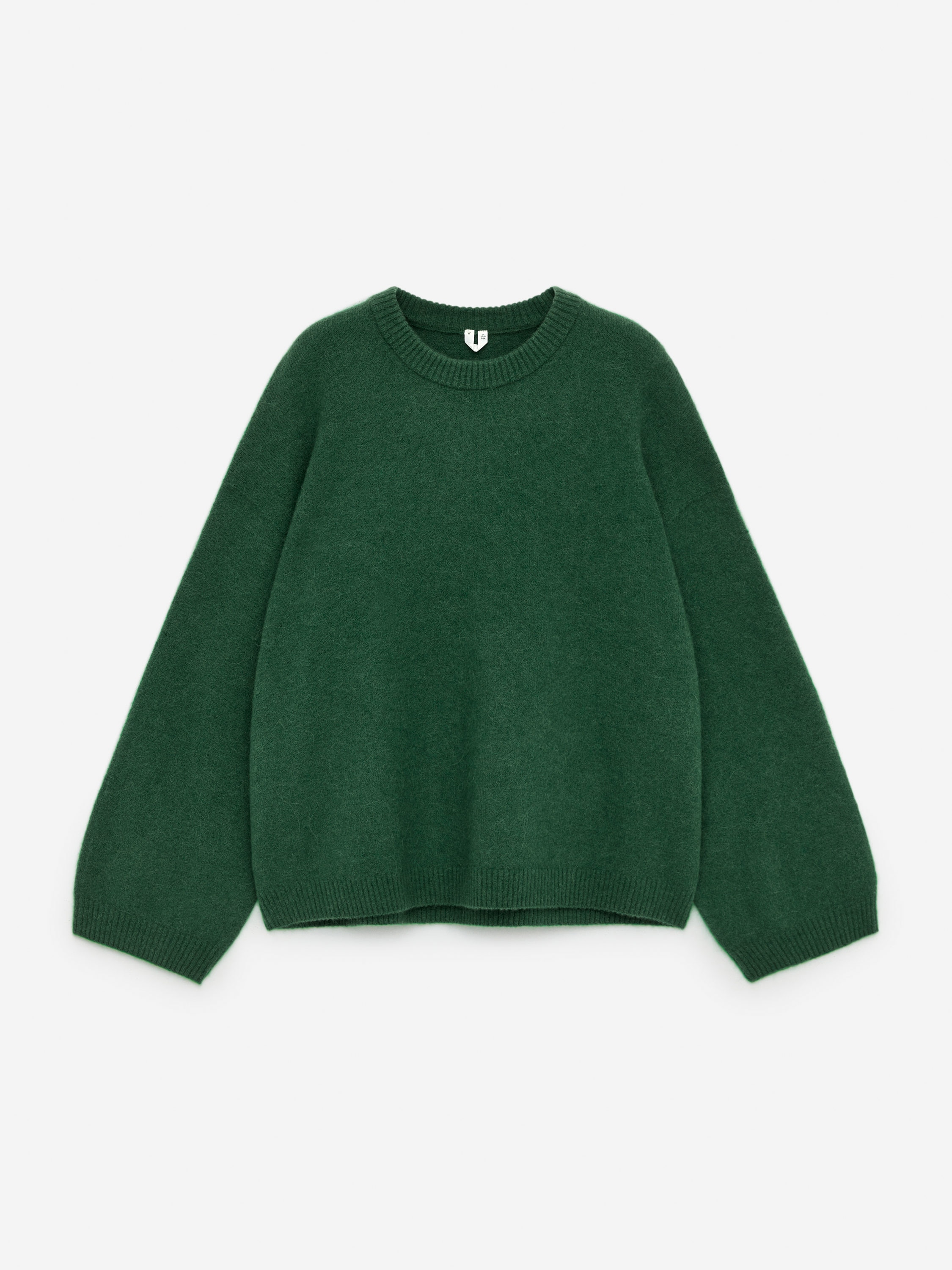 Alpaca-Wool Blend Jumper-#384440-17008