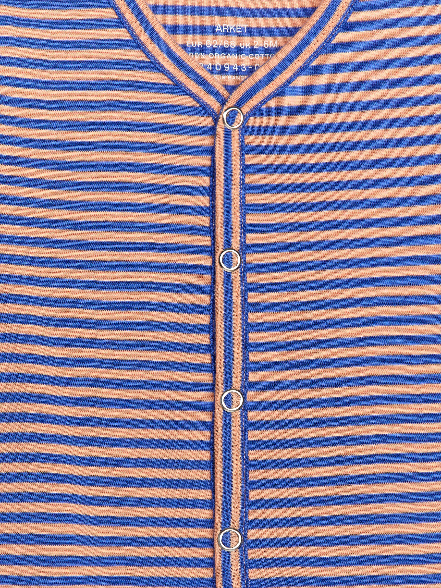 Kurzärmeliger Schlafstrampler - Blau/Orange - Regular Fit - Kinder - StillMedia/DescriptiveDetail - 1
