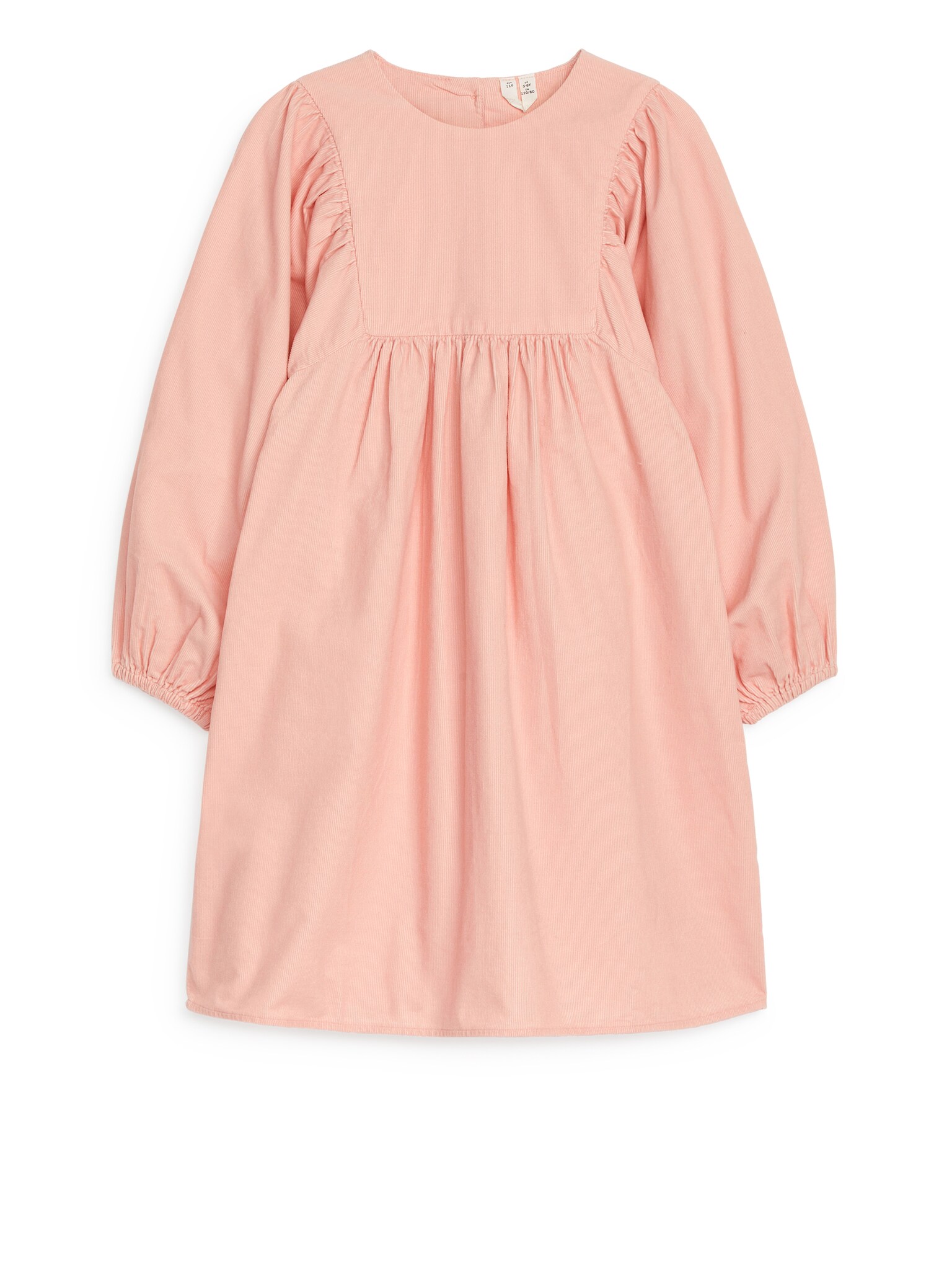 Kleid mit Raffung - Rosa