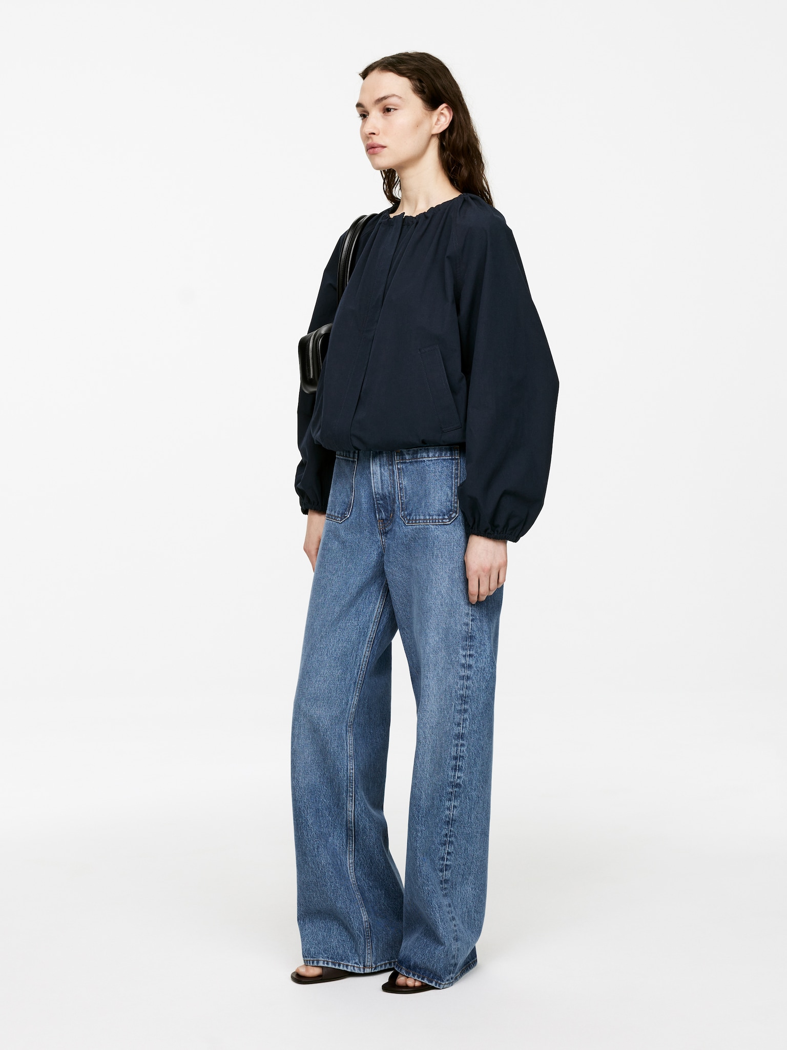 LUPINE Flared Jeans - Mid Blue/Black - 3