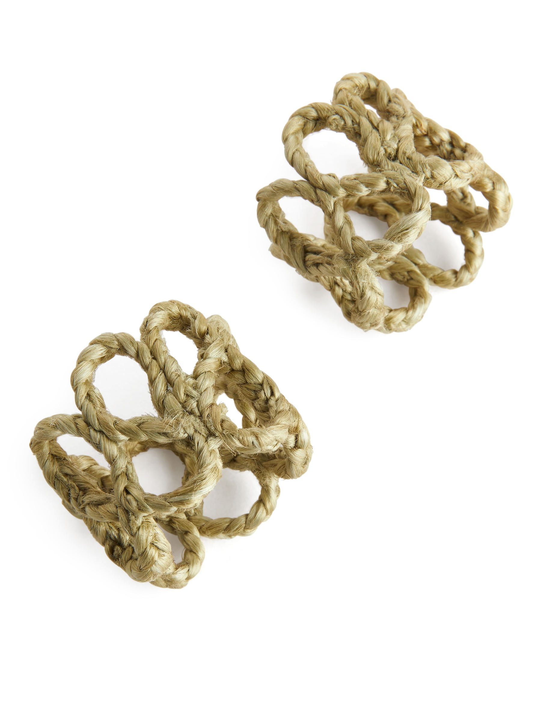 Napkin Rings Set of 2-#AEAB86-6431