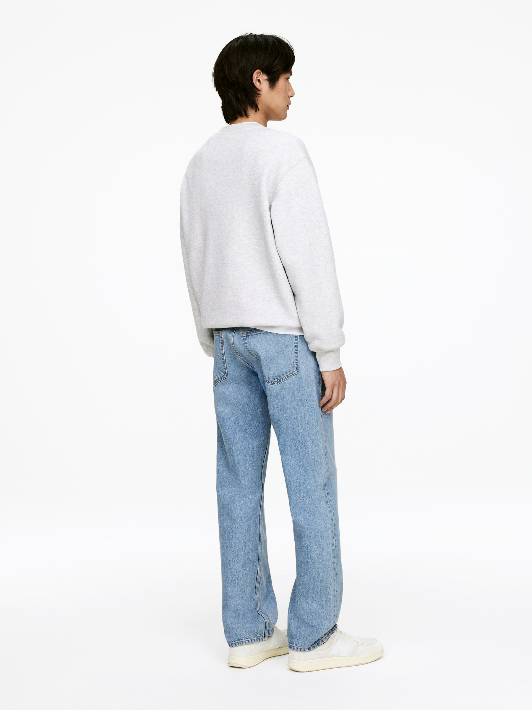 OCEAN Loose Straight Jeans - Blue - Loose fit - Men - StillMedia/Lookbook - 13