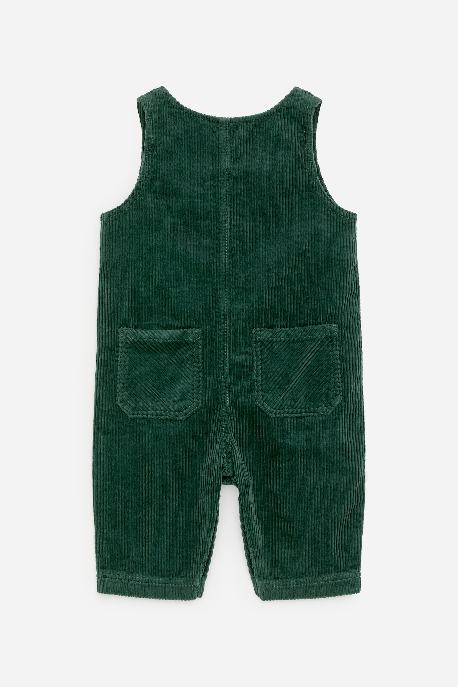 Tuta in velluto a coste - Verde scuro/Lilla - 3