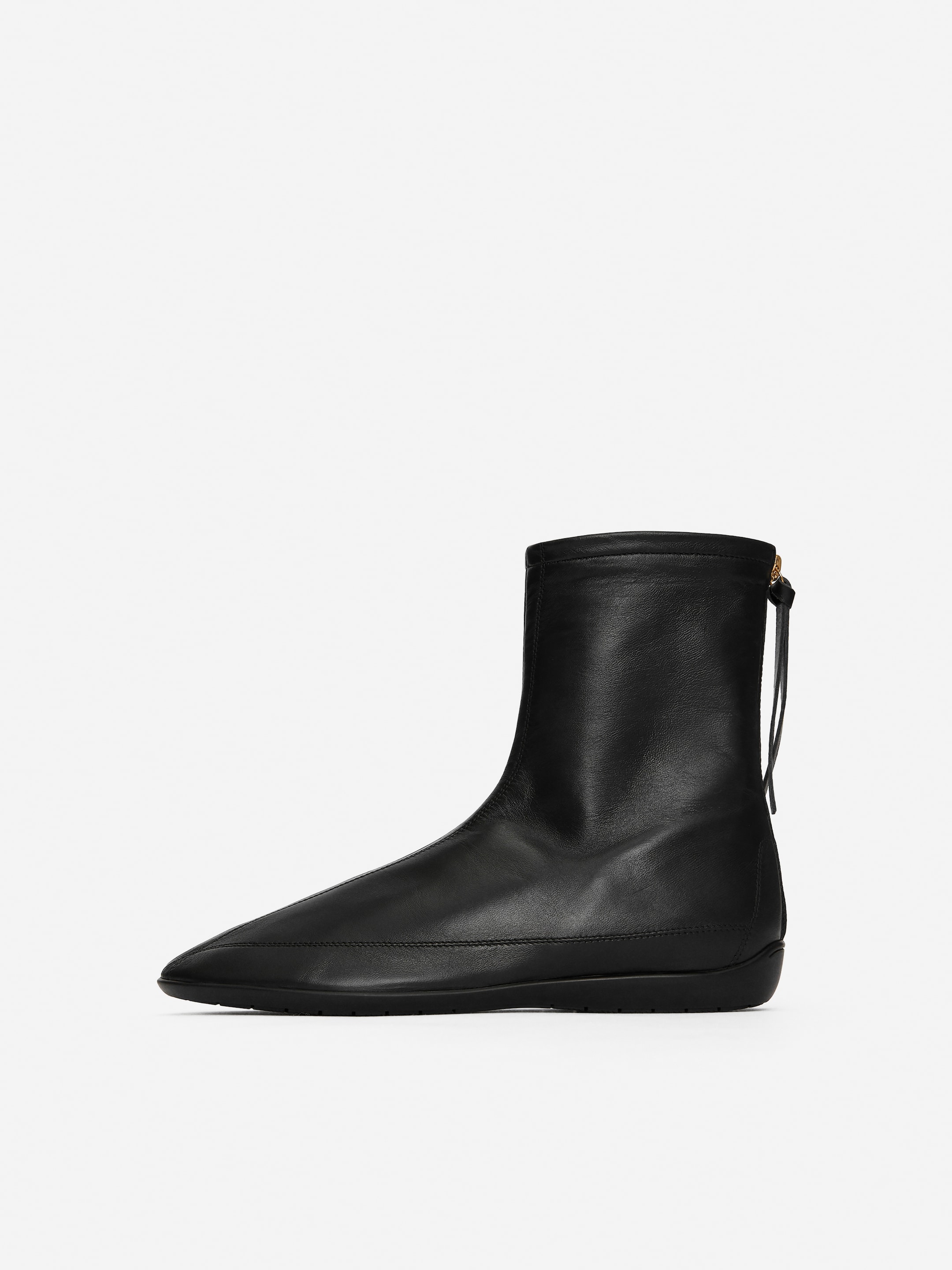 Stiefelette aus Leder - Schwarz - Damen - StillMedia/DescriptiveStillLife - 5