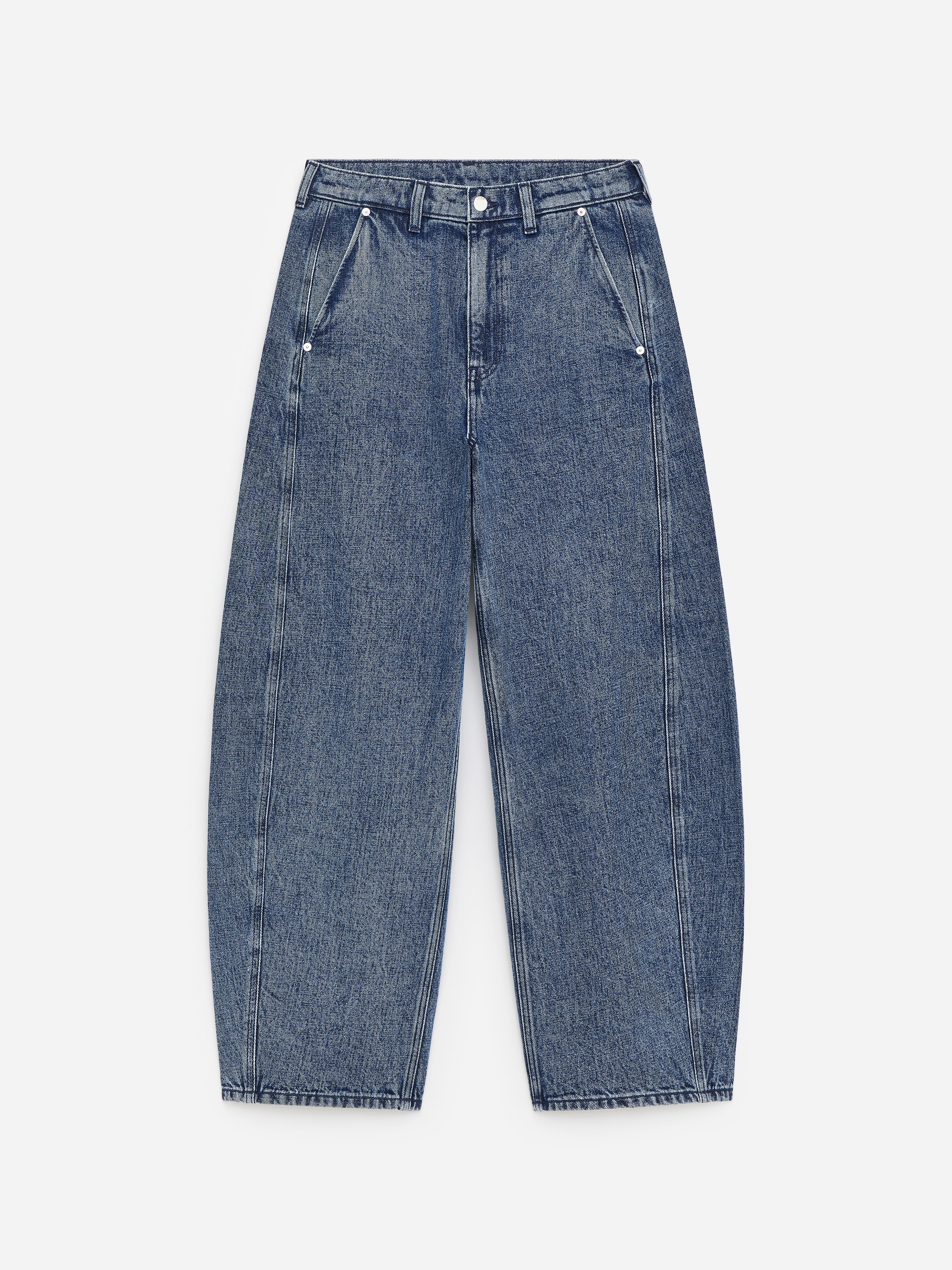 Jean à jambe barrel-#495a6e-17928