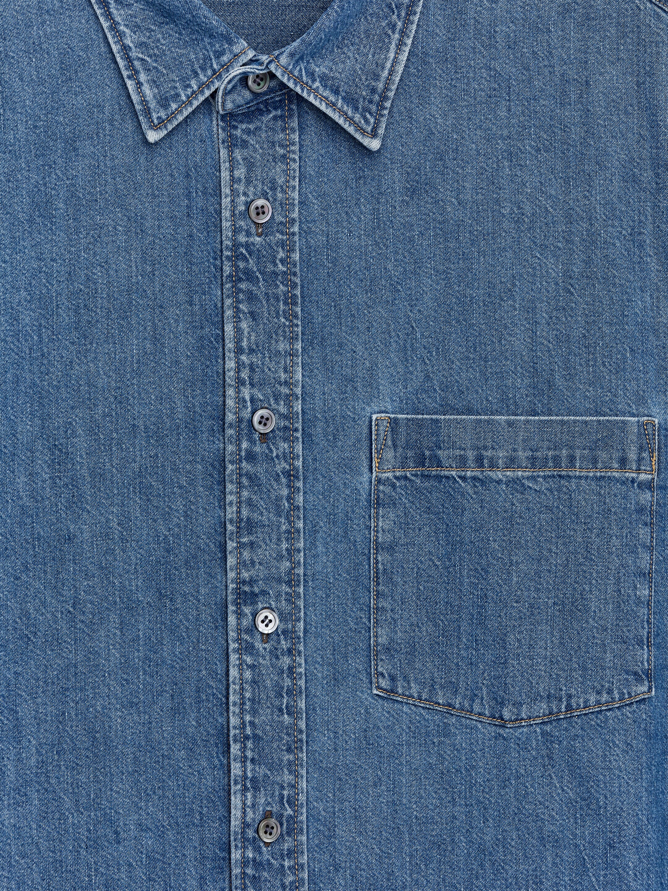 Se større billede: Afslappet denimskjorte - Blå - HERRE | H&M DK 2