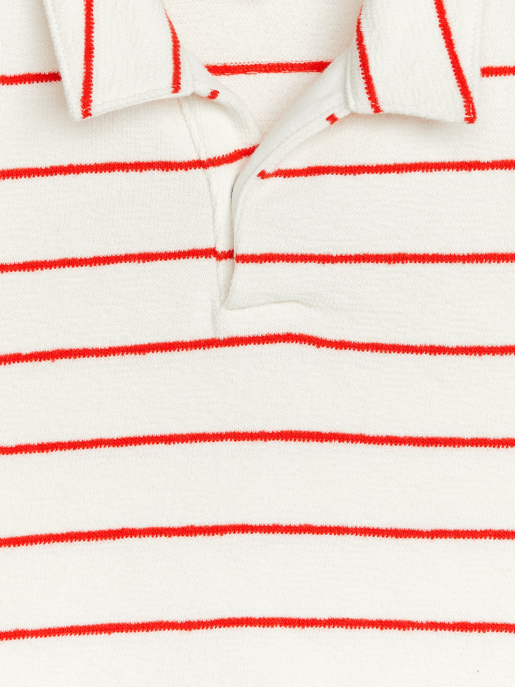 Se større billede: Poloshirt i frotté - Hvid/rød - BØRN | H&M DK 3