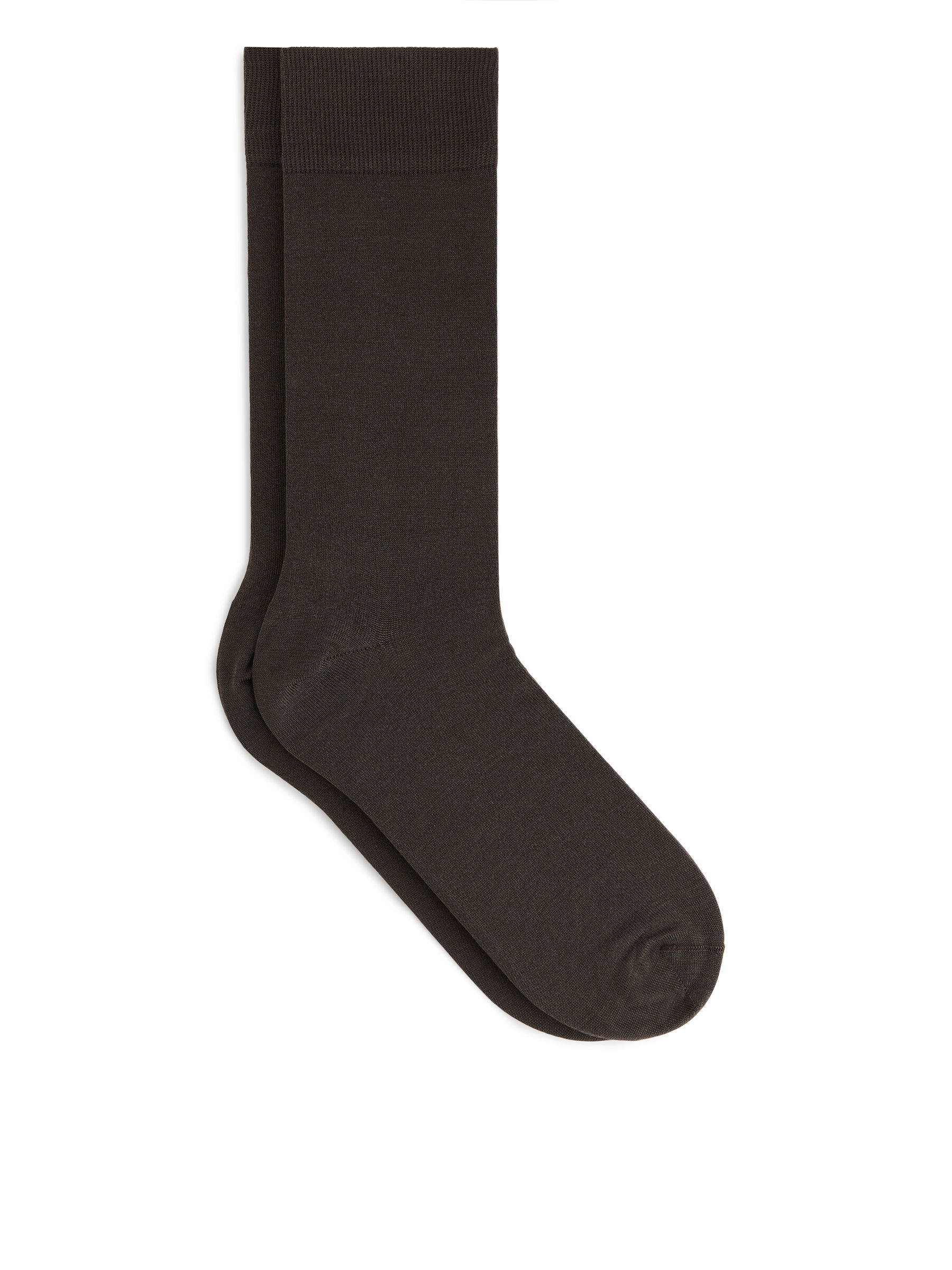 Merzerisierte Baumwollsocken - Dunkelbraun - Herren - StillMedia/DescriptiveStillLife - 2