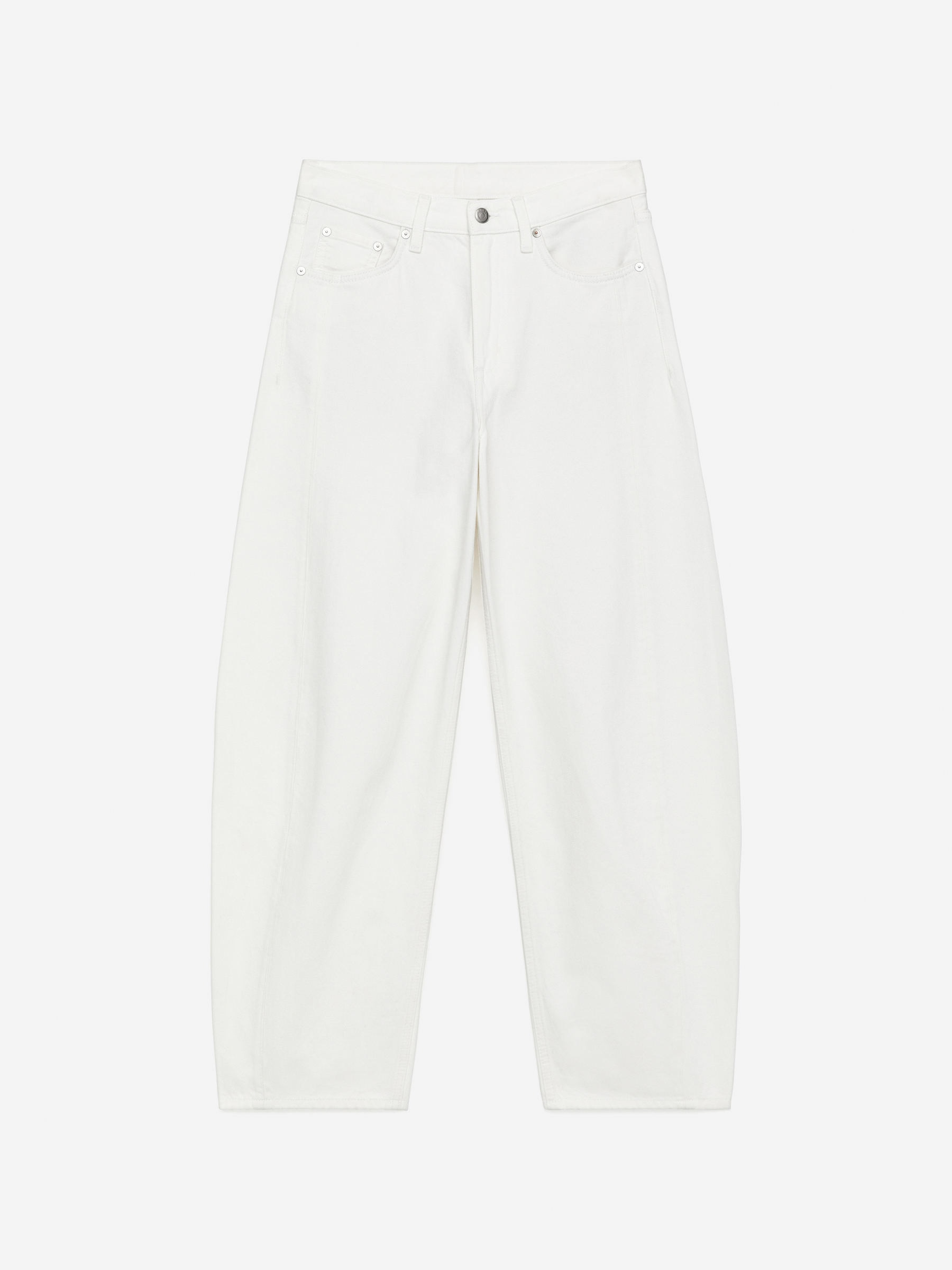 BLOOM Barrel Jeans-White-16579