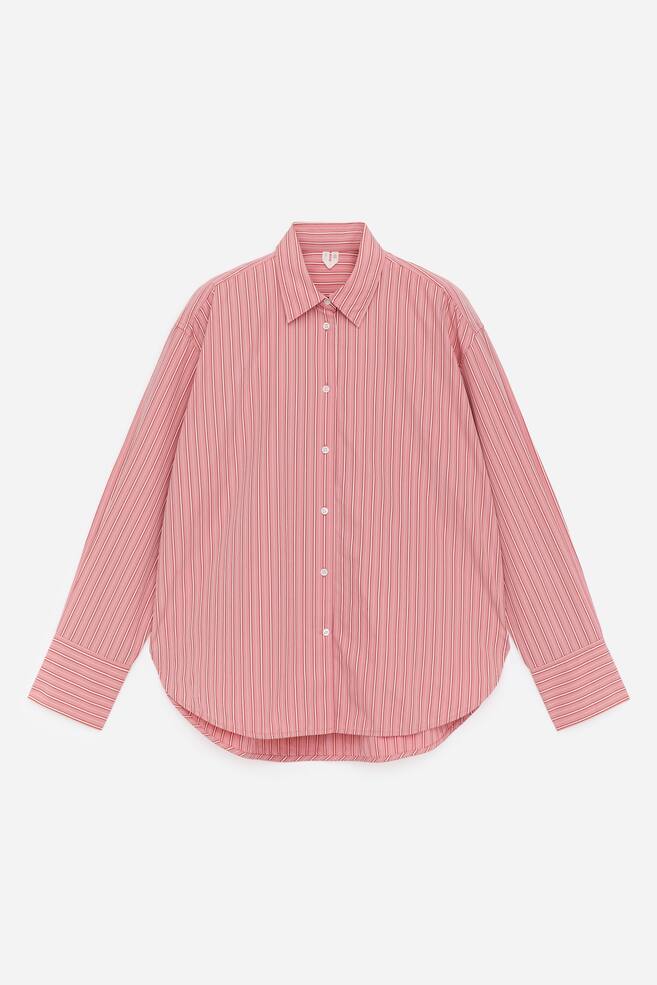 Cotton Shirt - Pink/White - 1