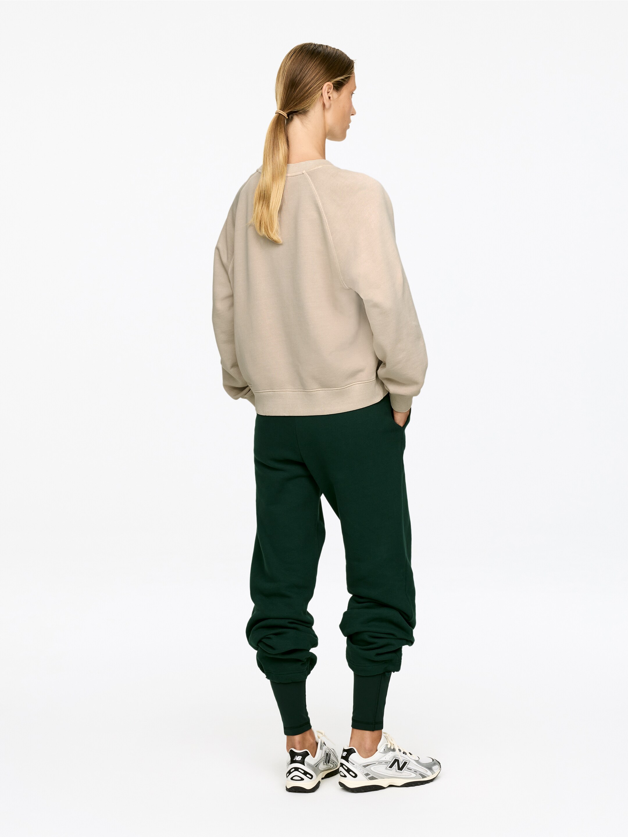 Grotere afbeelding bekijken: Terry sweatshirt - Poederbeige - DAMES | H&M NL 3