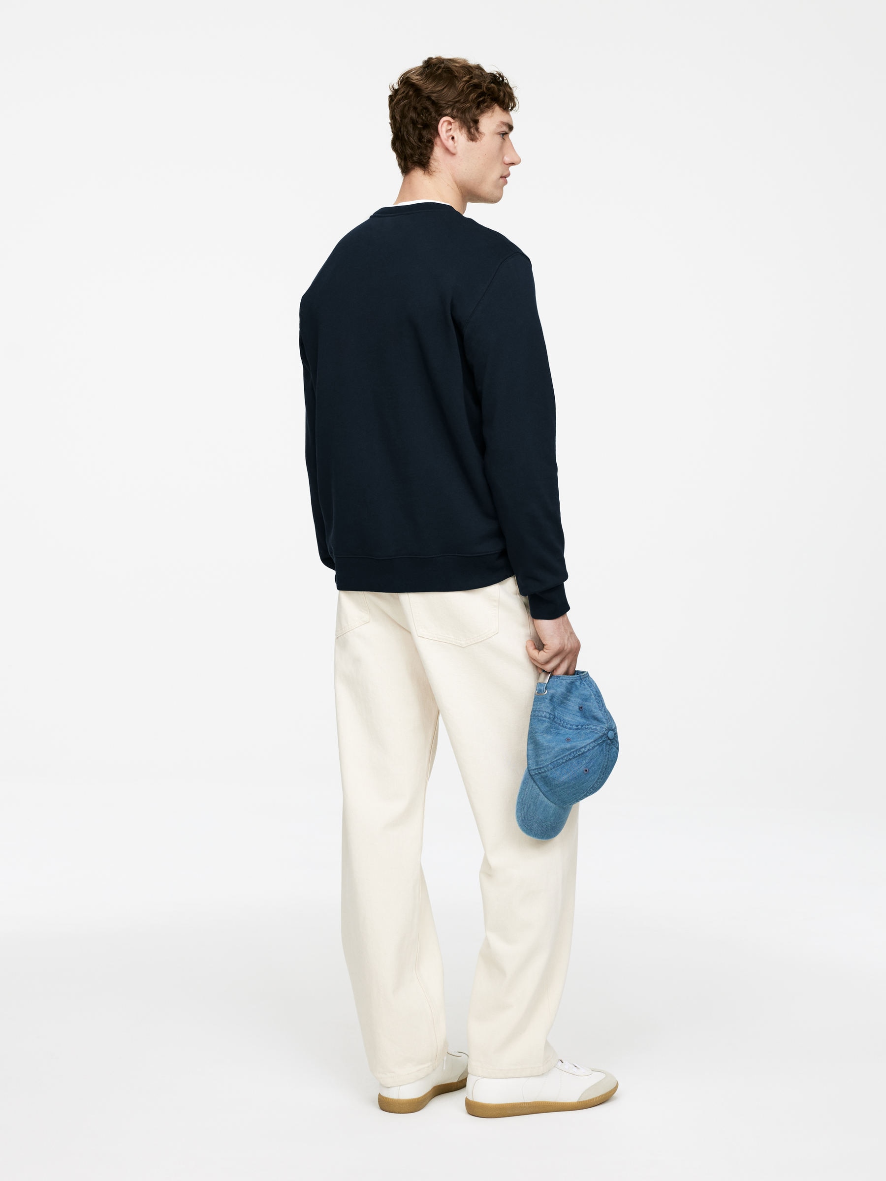 Mid-Weight Sweatshirt - Dark Blue - Regular fit - Men - StillMedia/Lookbook - 6