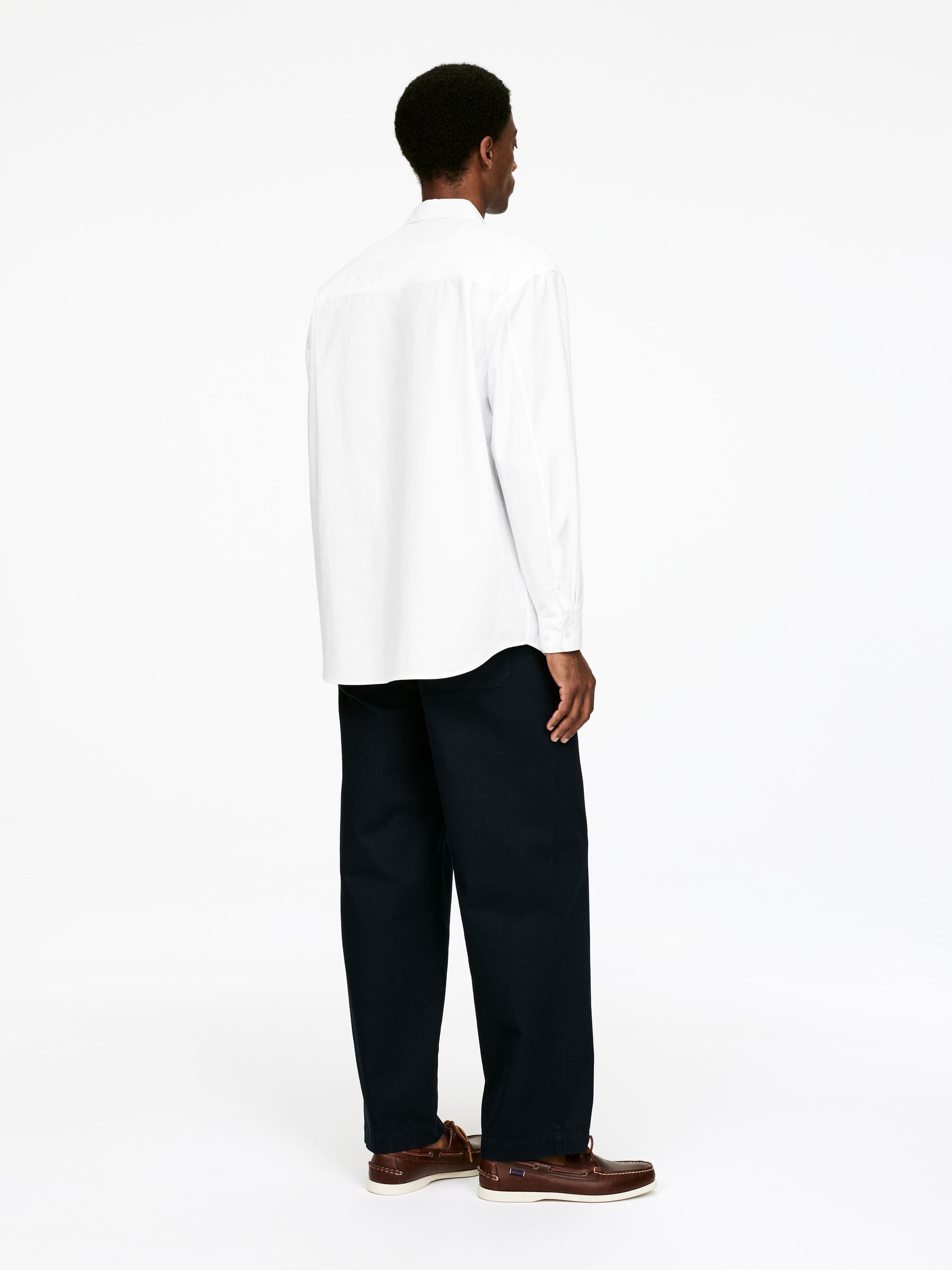 Oversized Poplin Shirt - White - Oversized - Men - StillMedia/Lookbook - 3