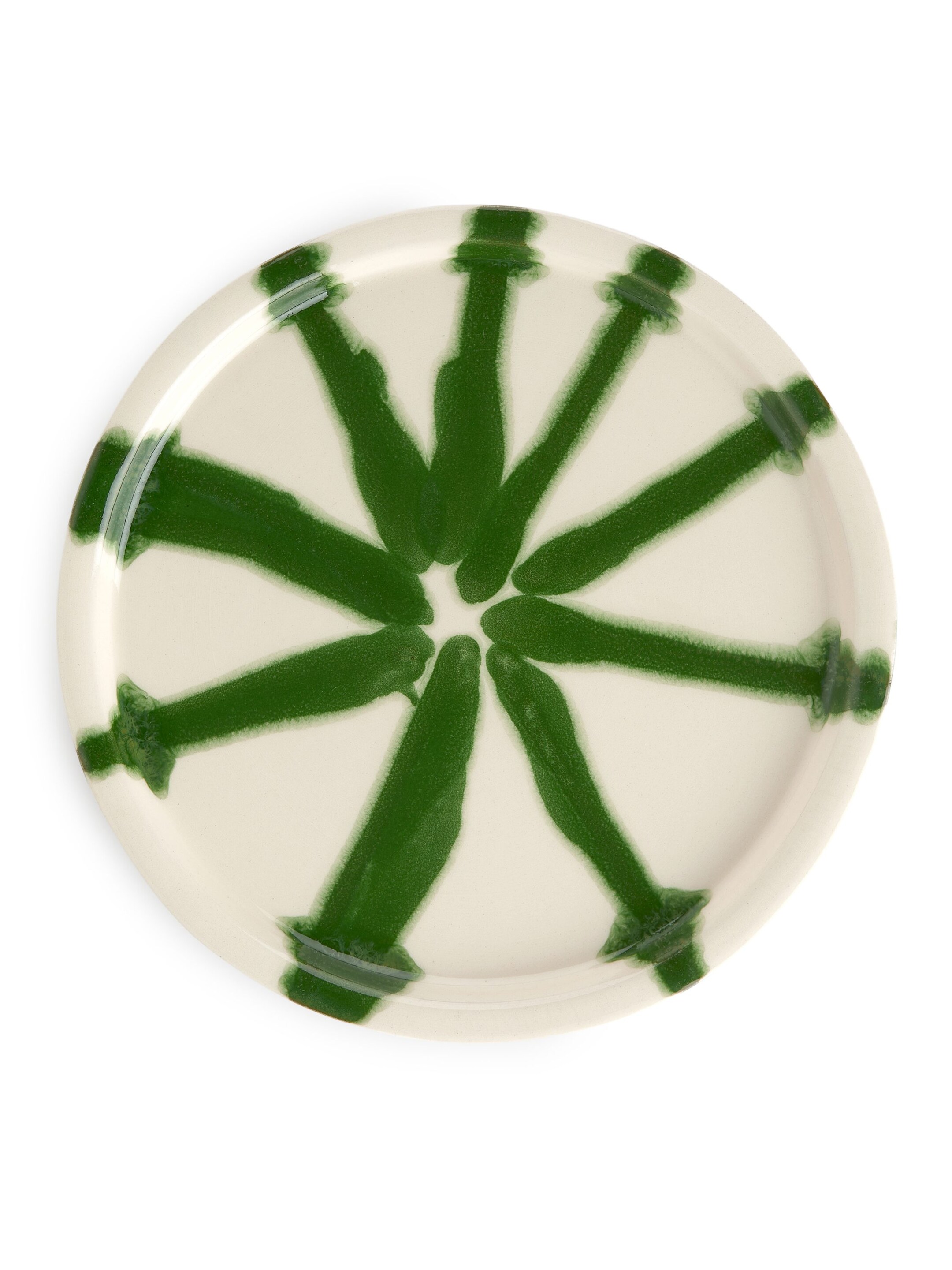 View larger image: Stoneware Plate 22 cm - Green - Home All | H&M GB 1