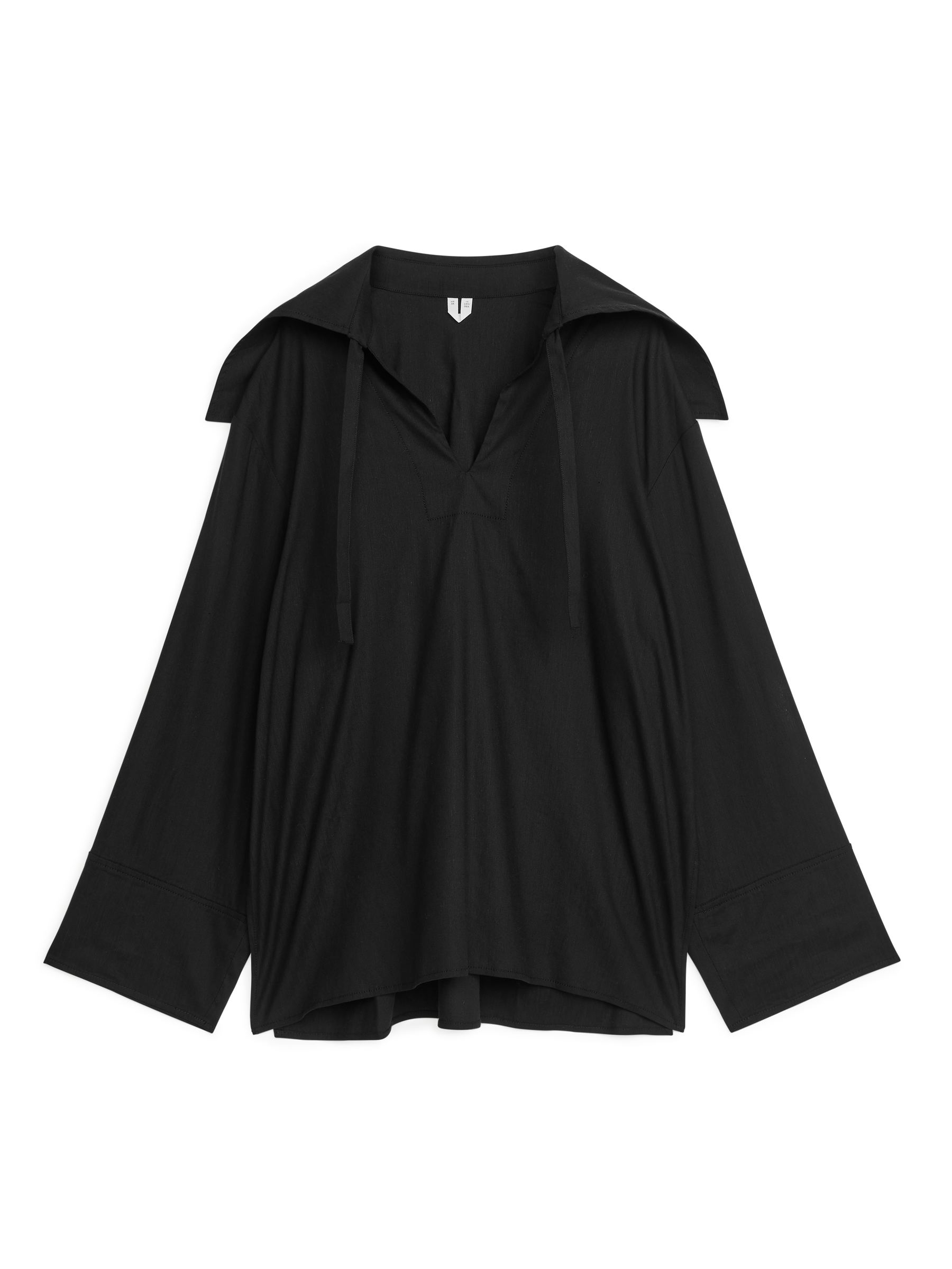 Camicia popover in stile marinaro-#272628-3098