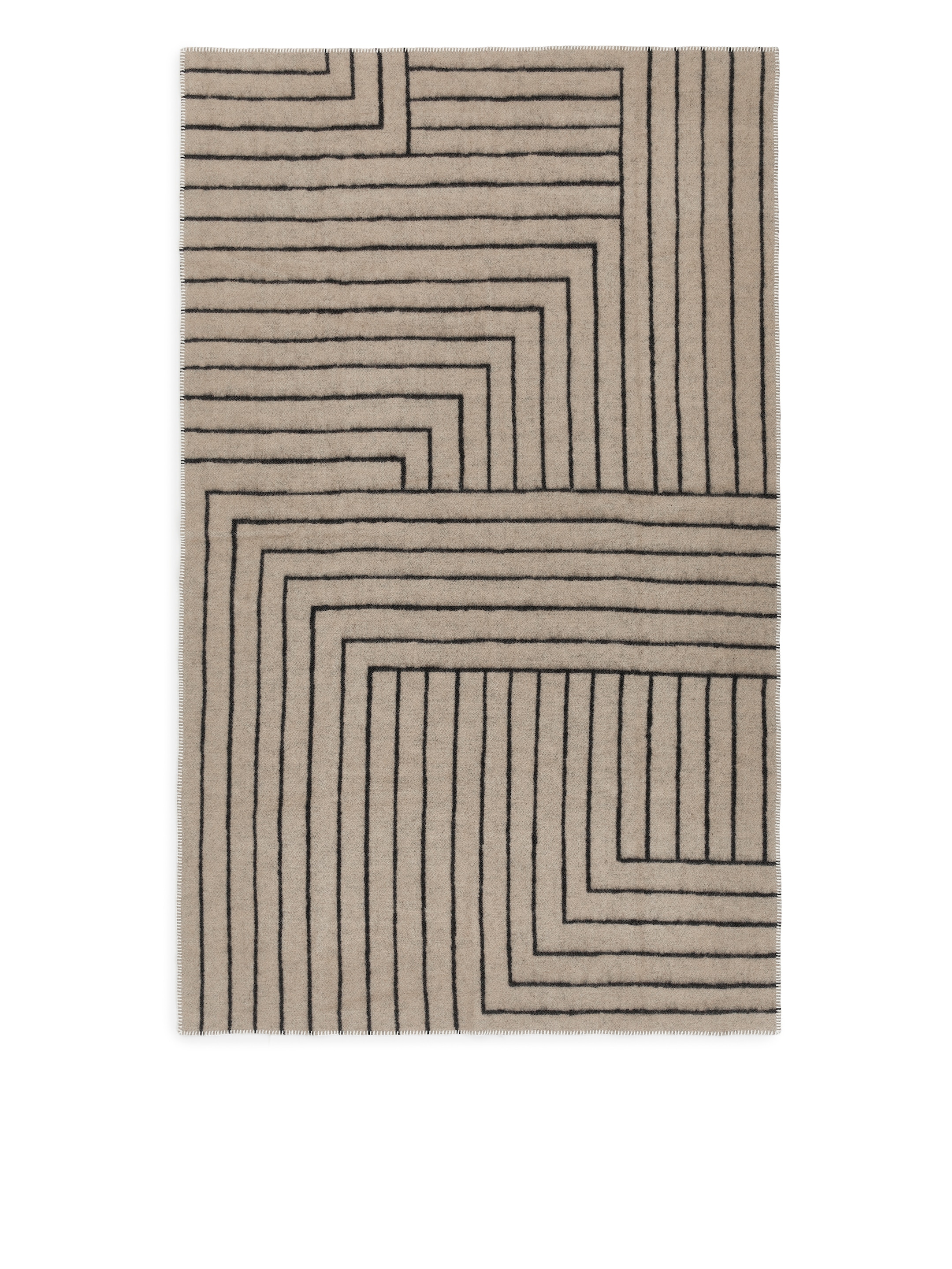 Wolldecke von Klippan - Beige/Schwarz - Homeware - StillMedia/DescriptiveStillLife - 2