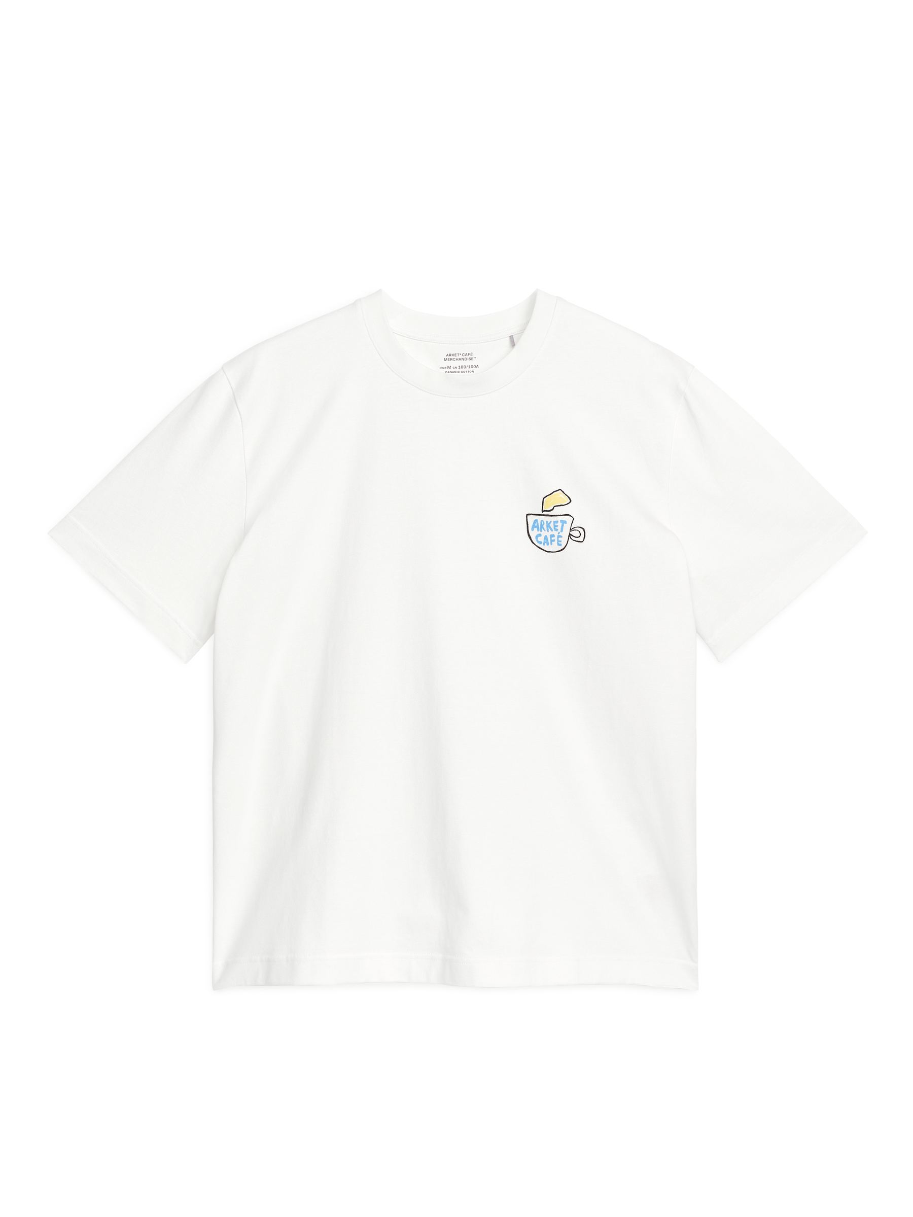 T-Shirt ARKET CAFÉ - Weiß - Regular Fit - Café - StillMedia/DescriptiveStillLife - 2